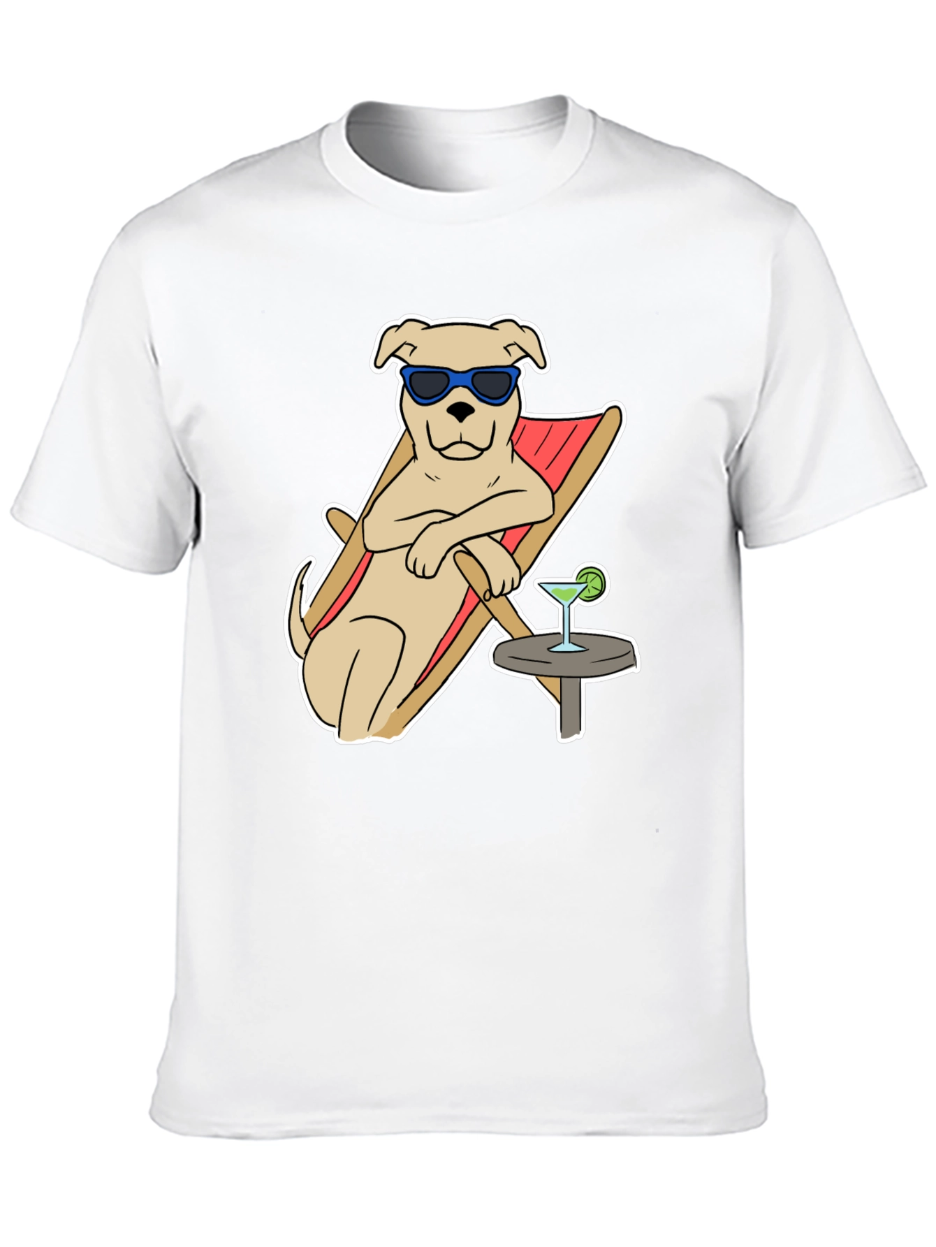 Relaxed Dog Graphic Tee - Black