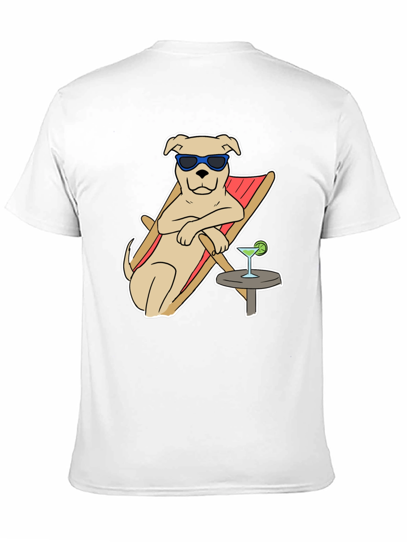 Relaxed Dog Graphic Tee - Black