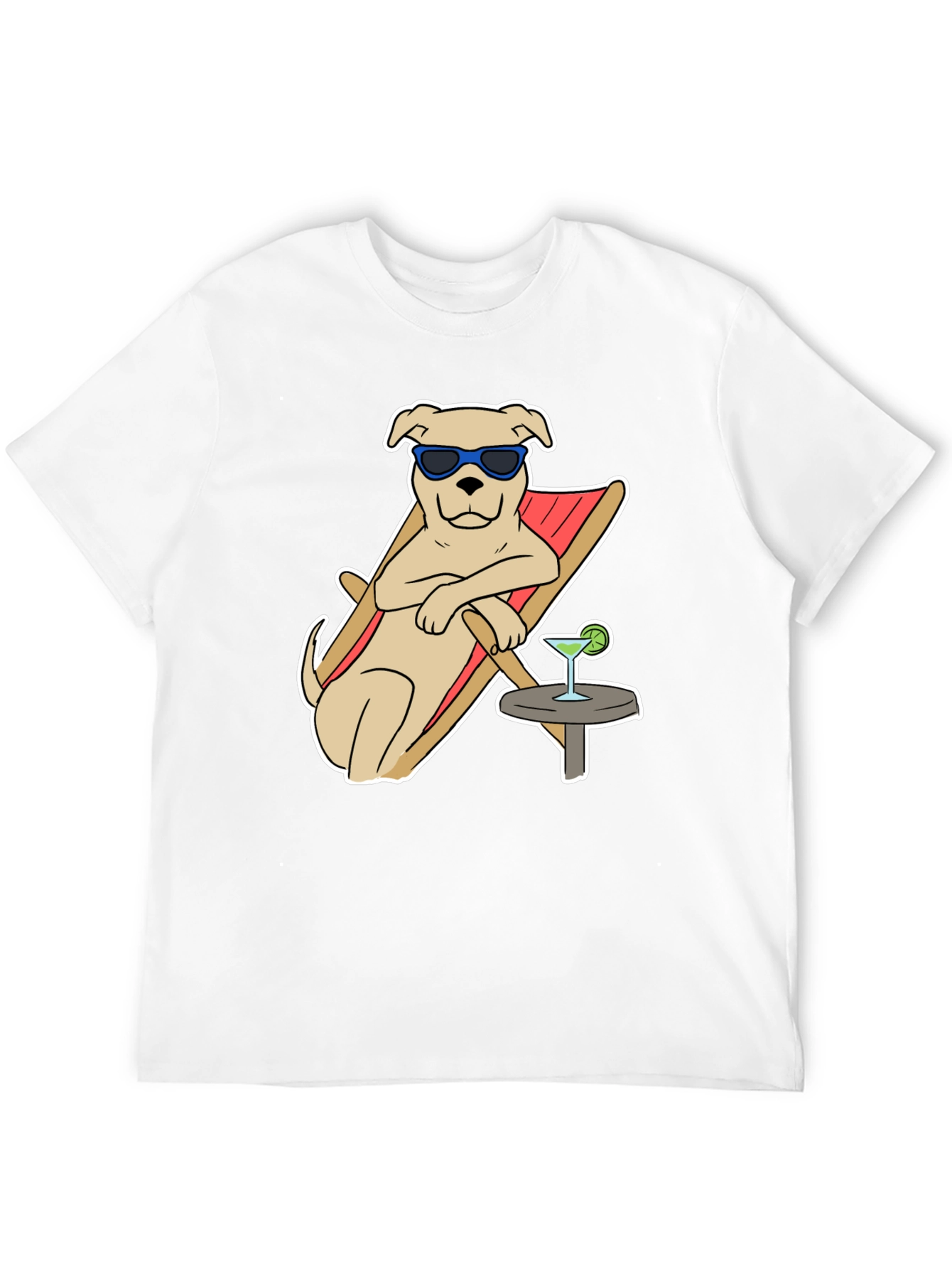 Relaxed Dog Graphic Tee - Black