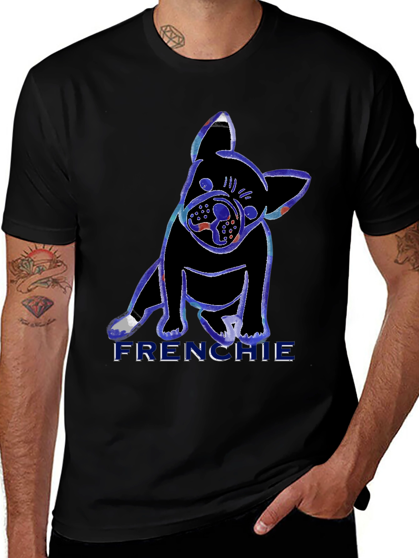 Frenchie Dog Graphic T-Shirt