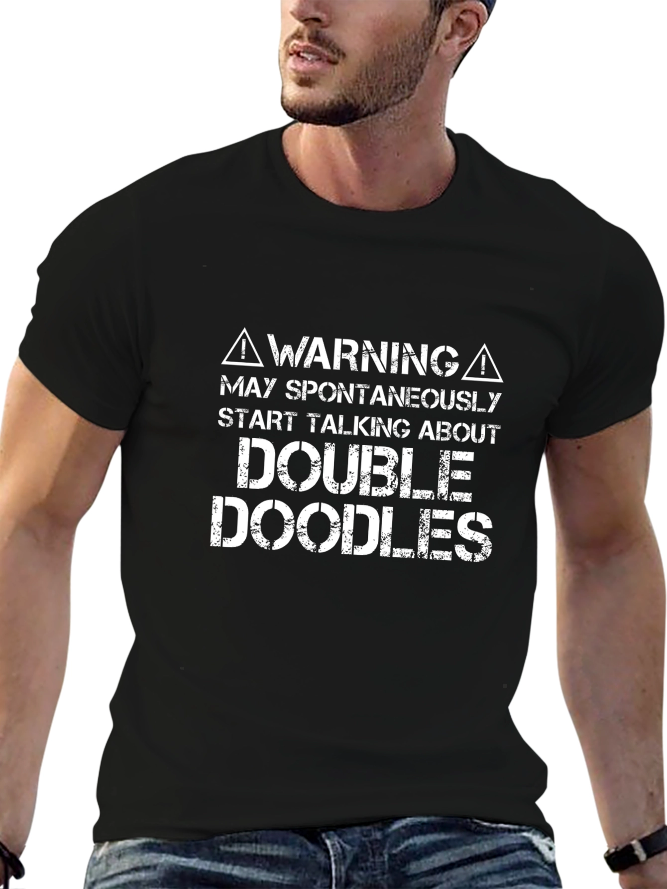 Double Doodles Warning Tee