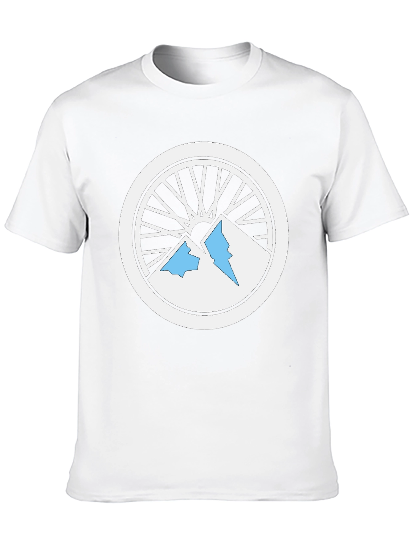 Mountain Bike Wheel Graphic Tee - Black
