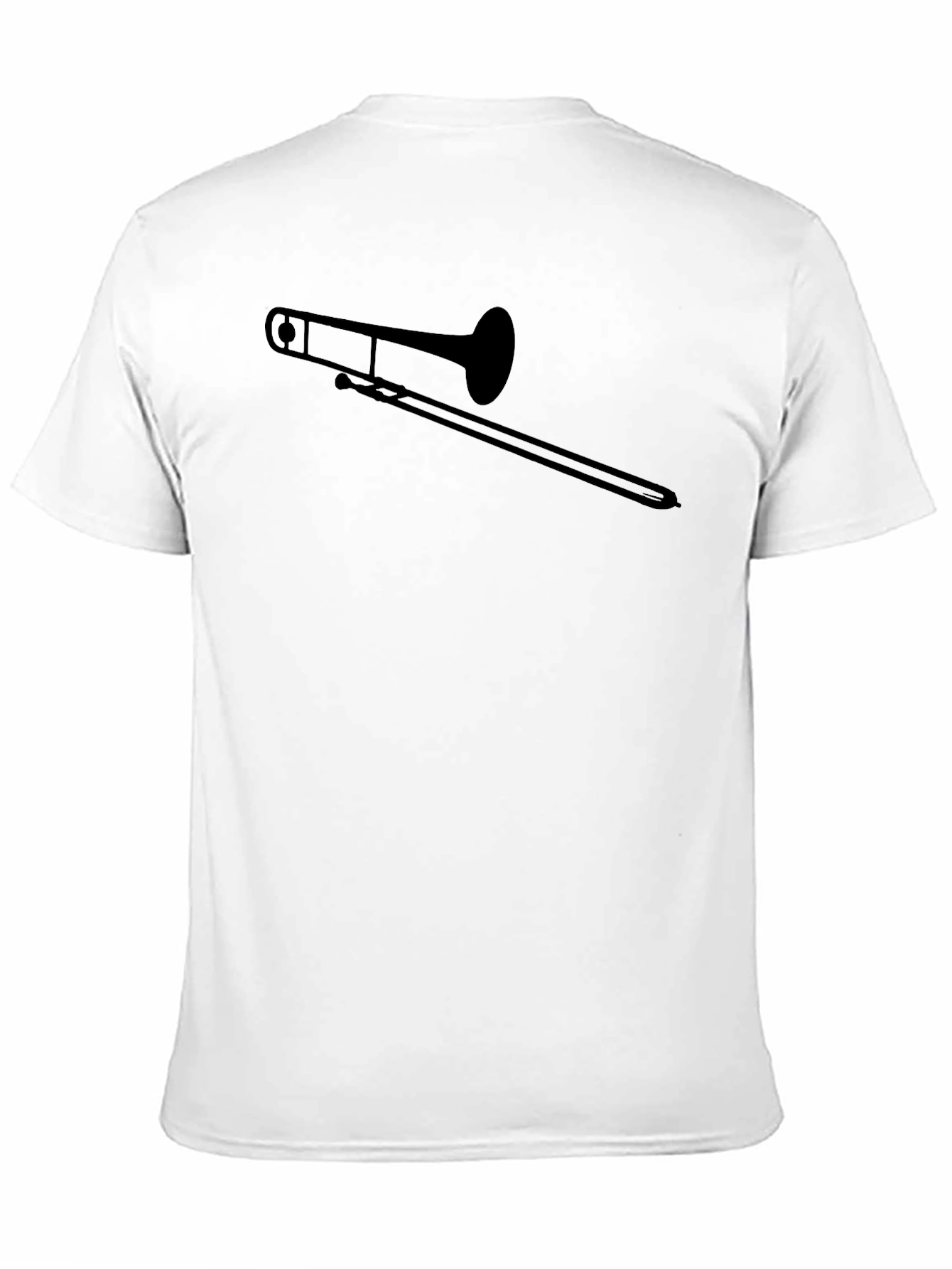 Trombone Graphic Tee - Musicians Black T-Shirt