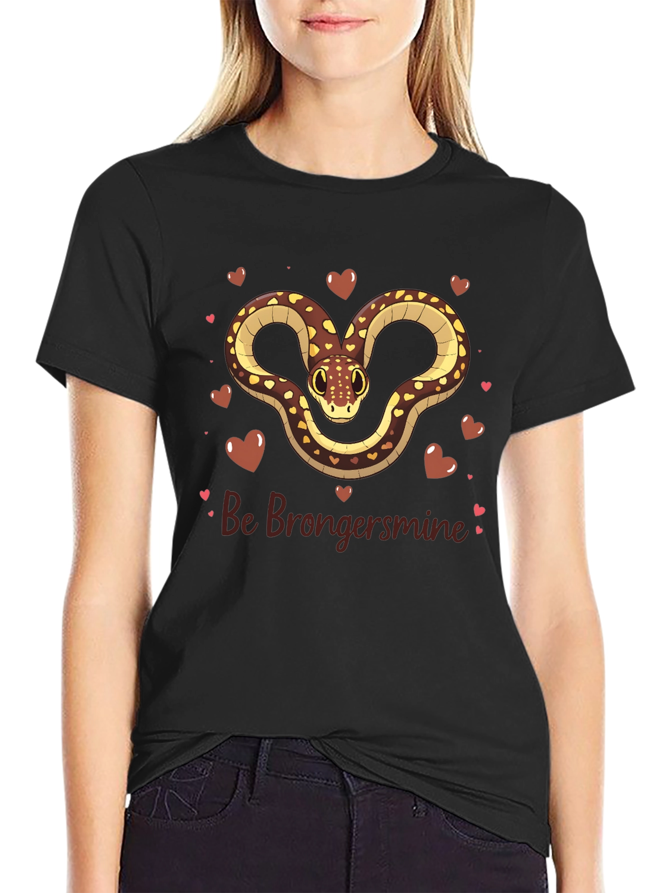 Be Brongersmine Snake Heart T-Shirt