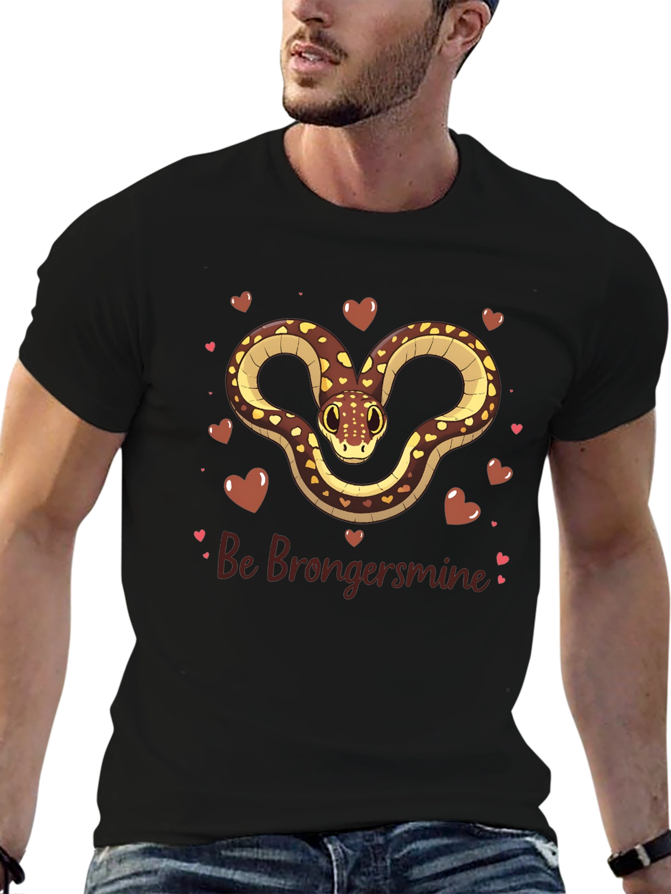 Be Brongersmine Snake Heart T-Shirt