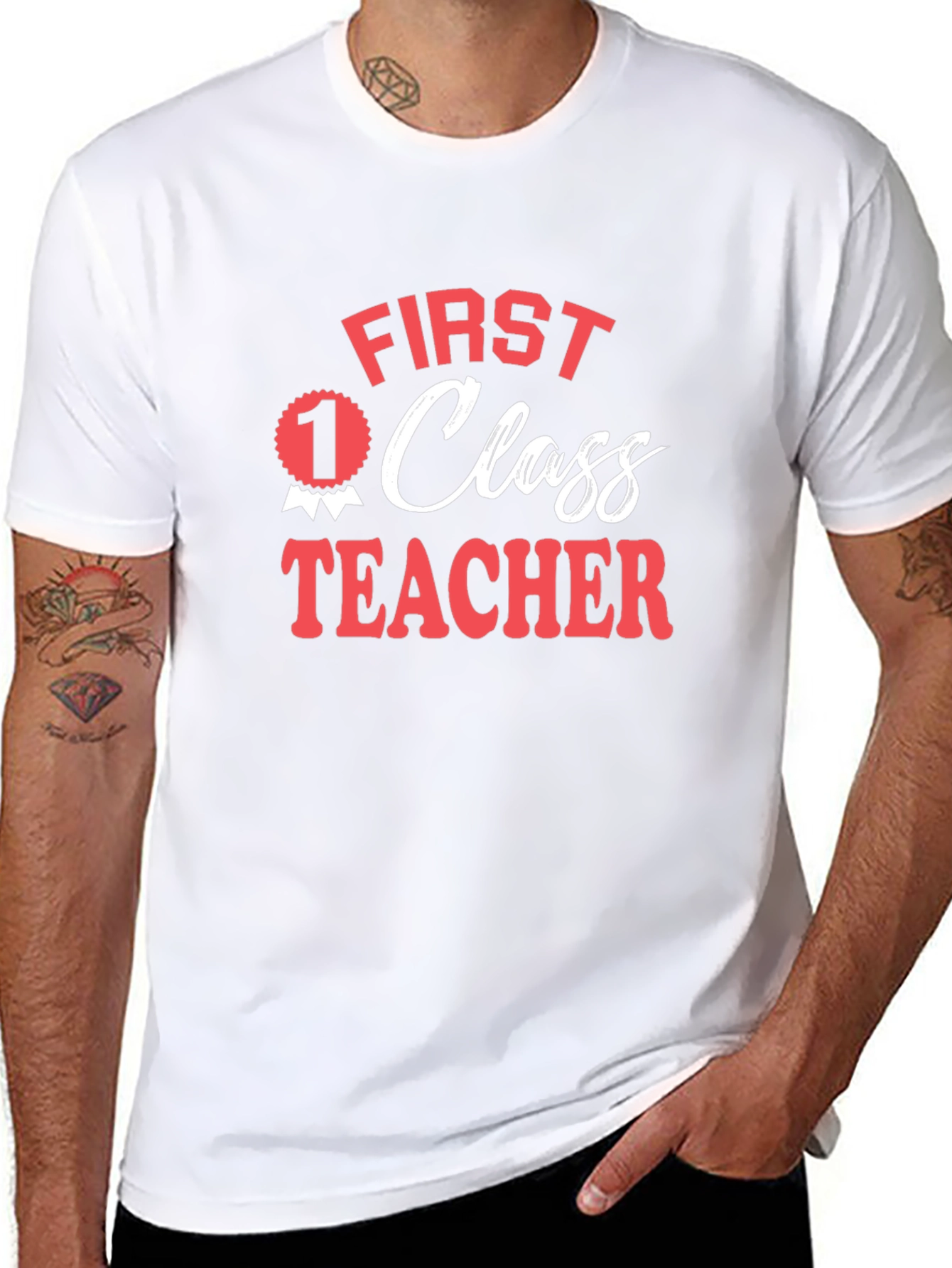 First Class Teacher Graphic Tee
