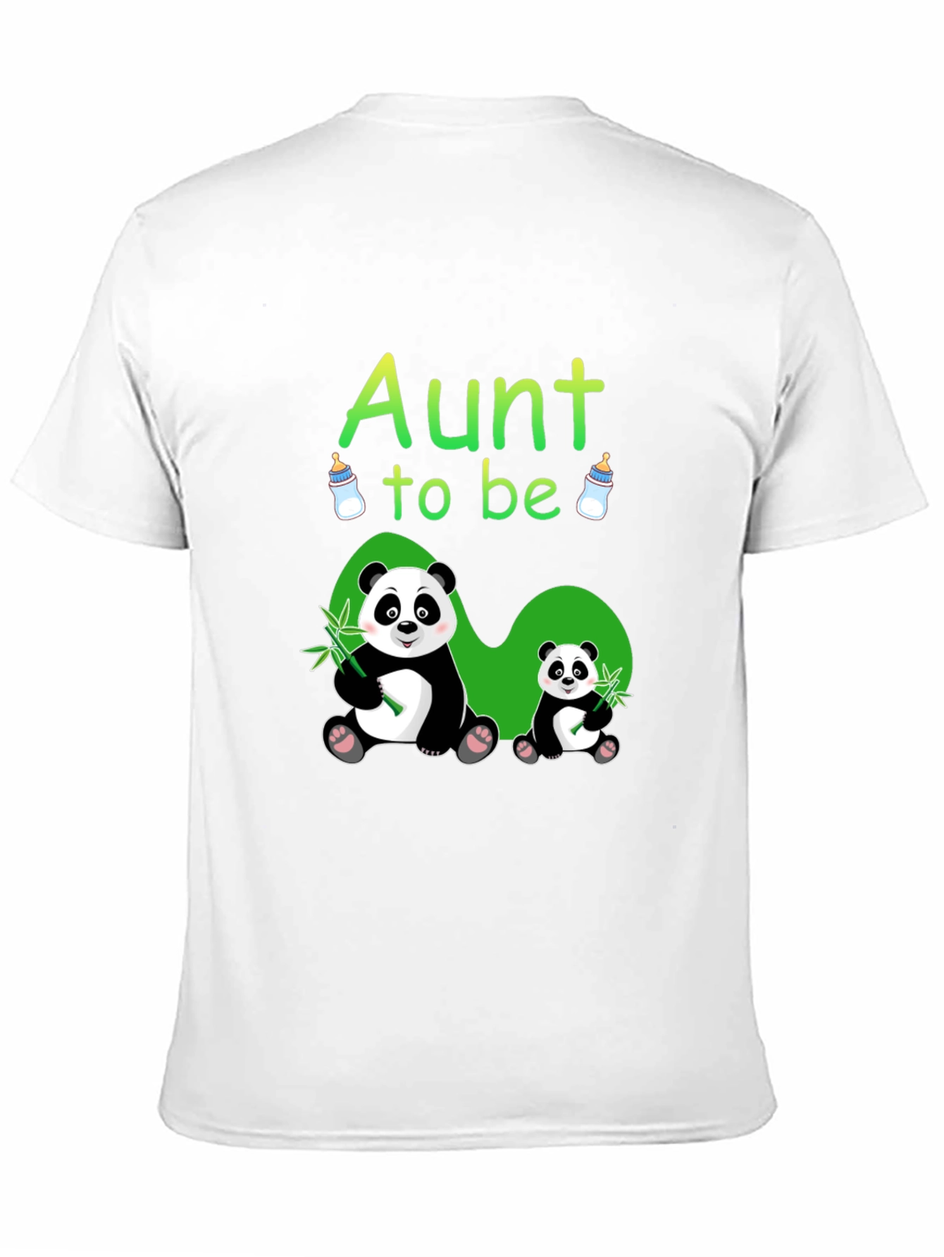 Aunt To Be Panda Graphic T-Shirt
