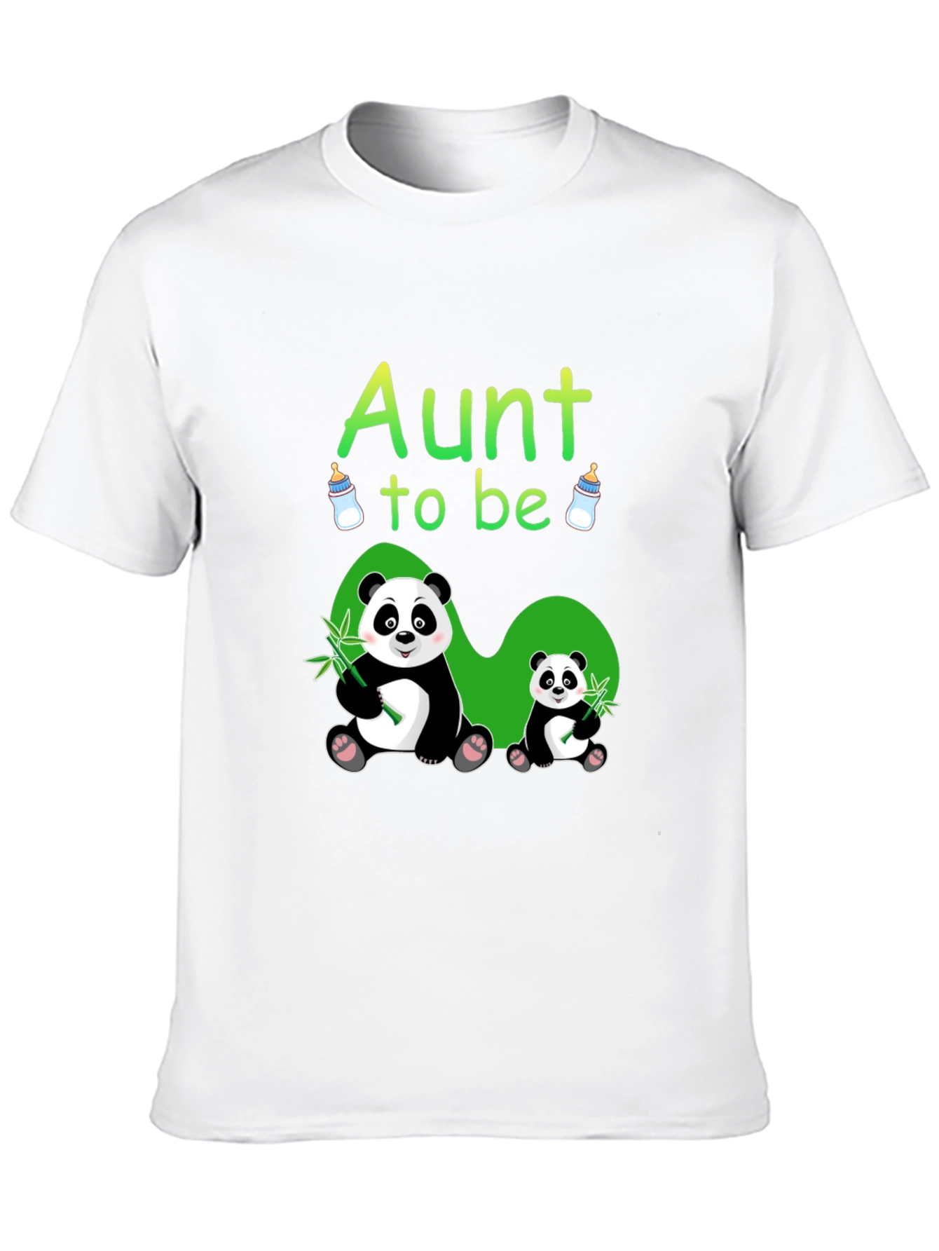 Aunt To Be Panda Graphic T-Shirt