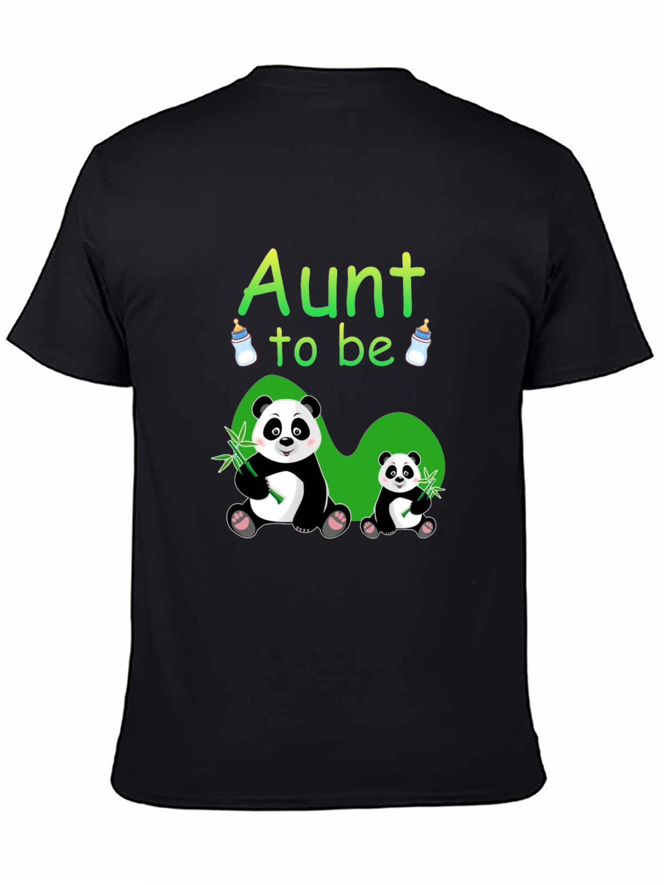 Aunt To Be Panda Graphic T-Shirt