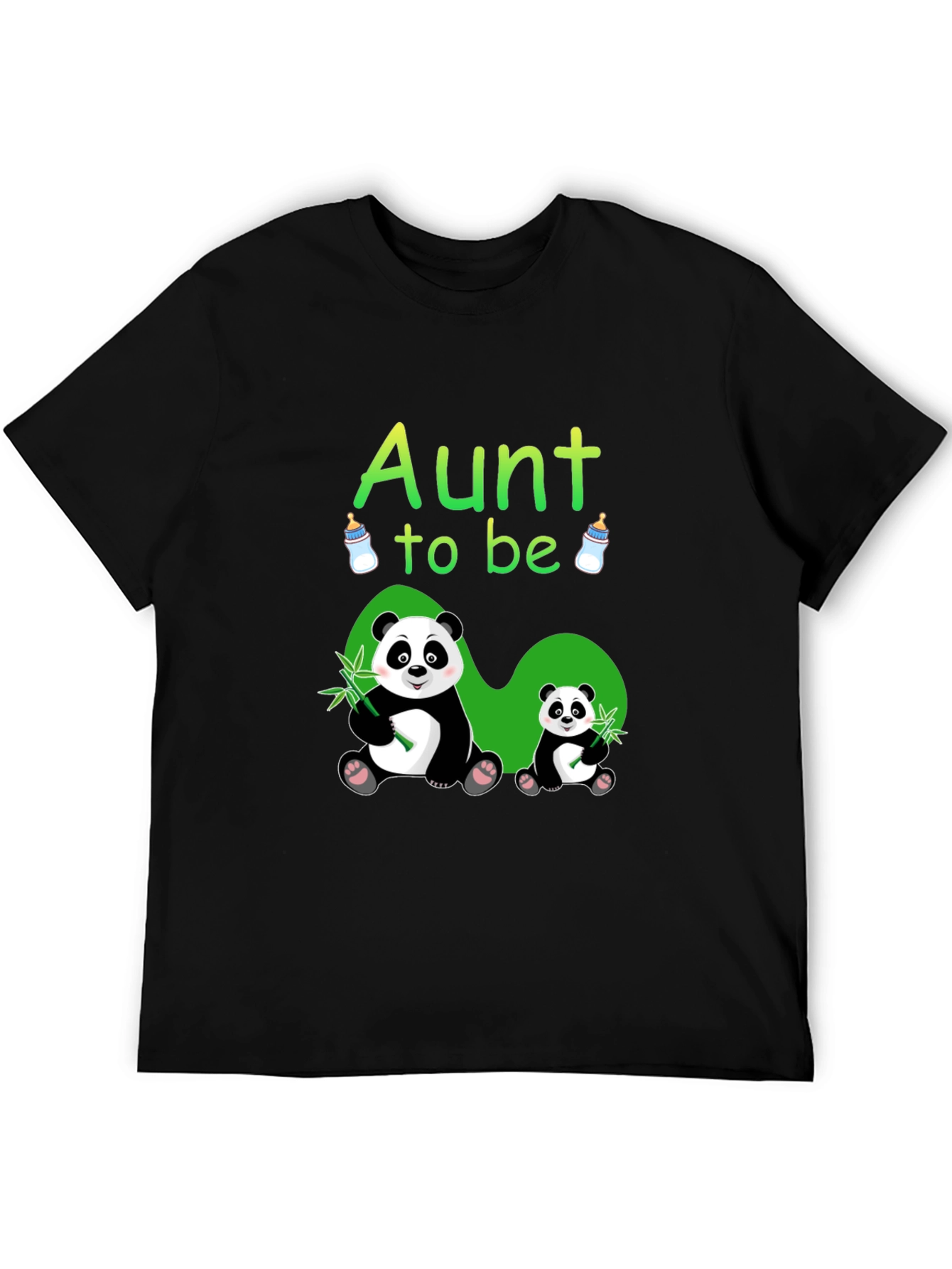 Aunt To Be Panda Graphic T-Shirt