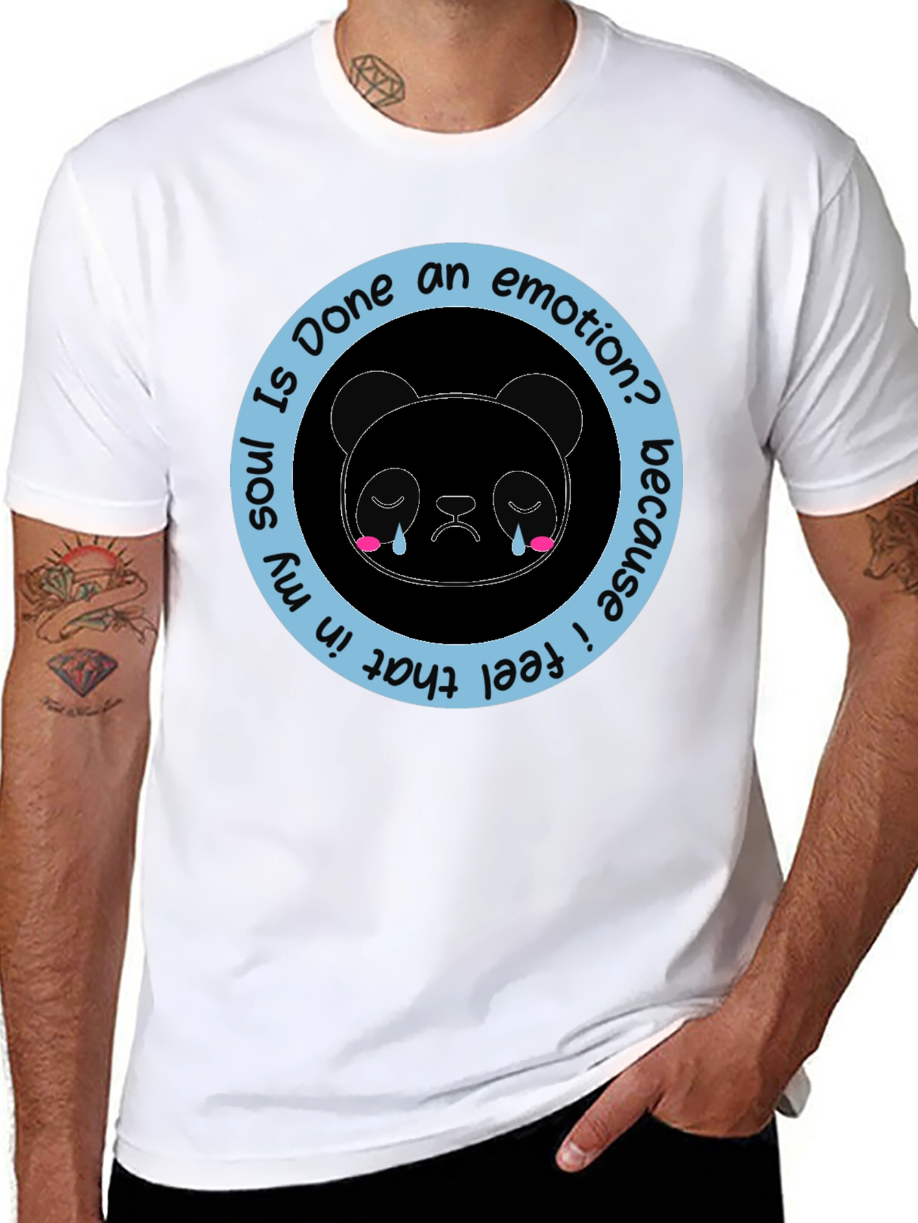 Soul is Done Emotion Panda T-Shirt