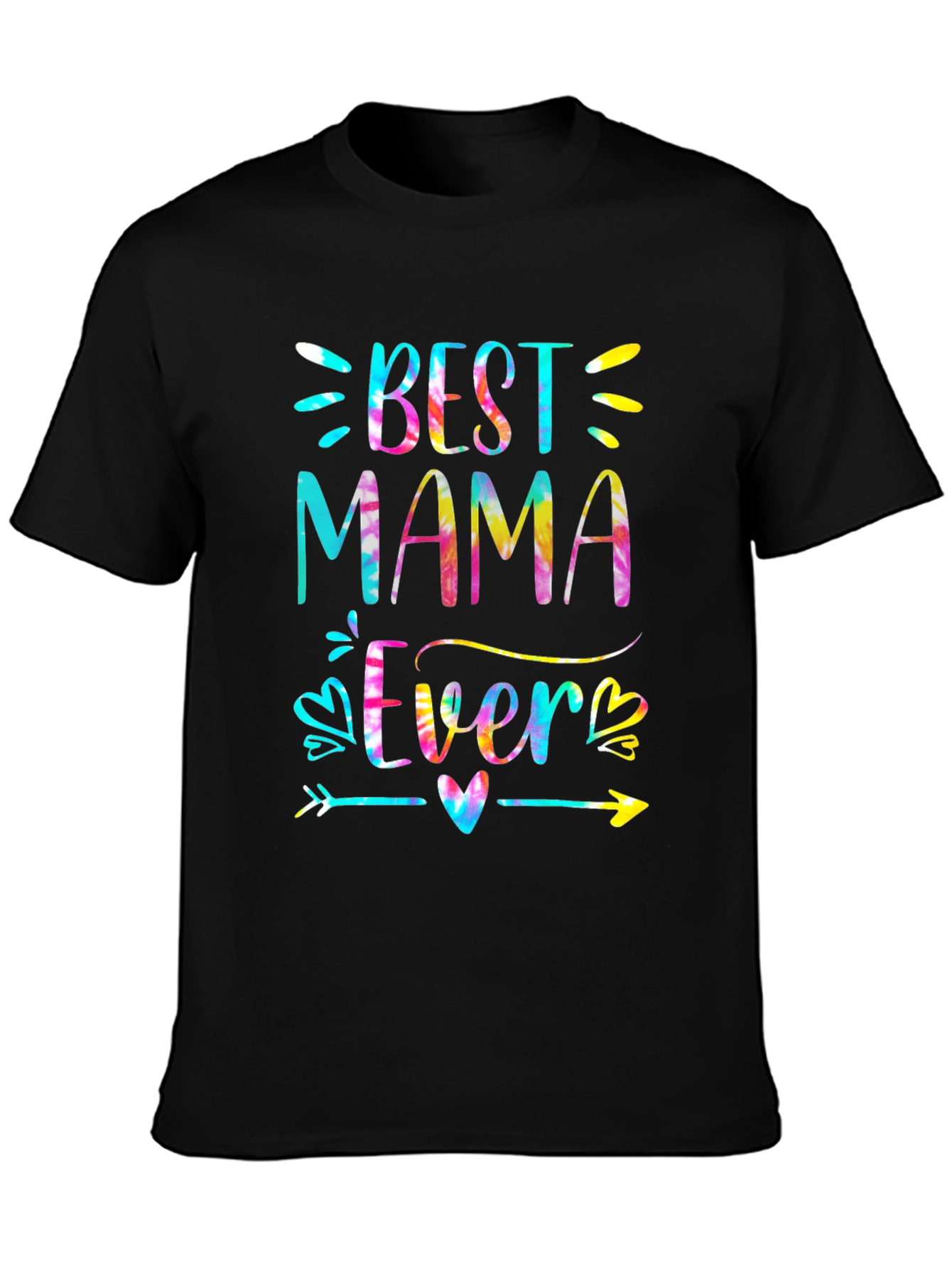 Best Mama Ever Tie Dye Graphic Tee