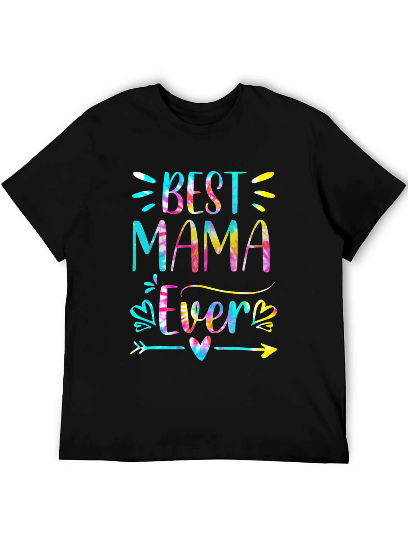 Best Mama Ever Tie Dye Graphic Tee