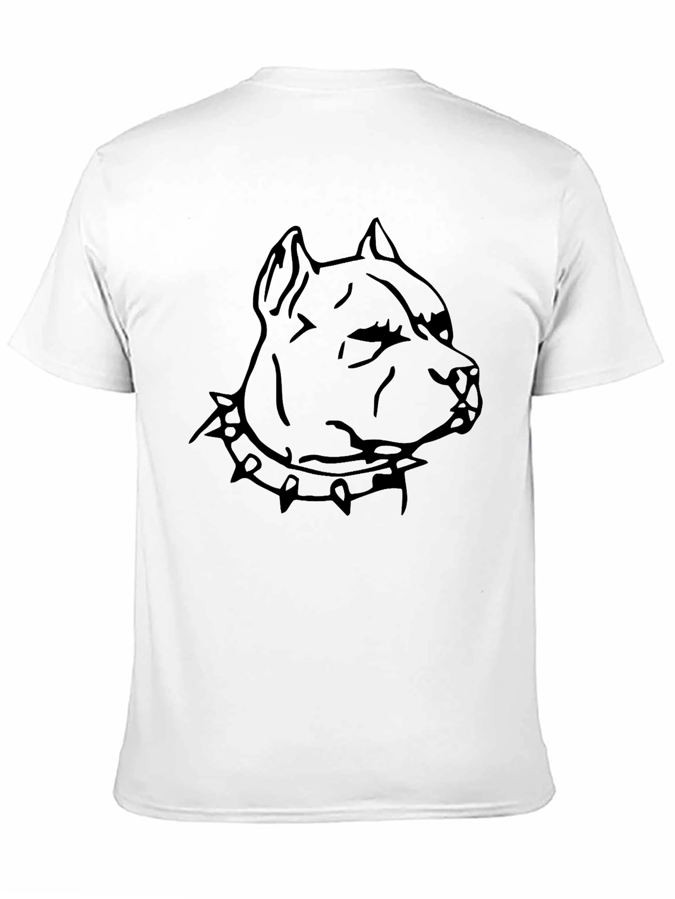 Mens Black Pitbull Graphic T-Shirt