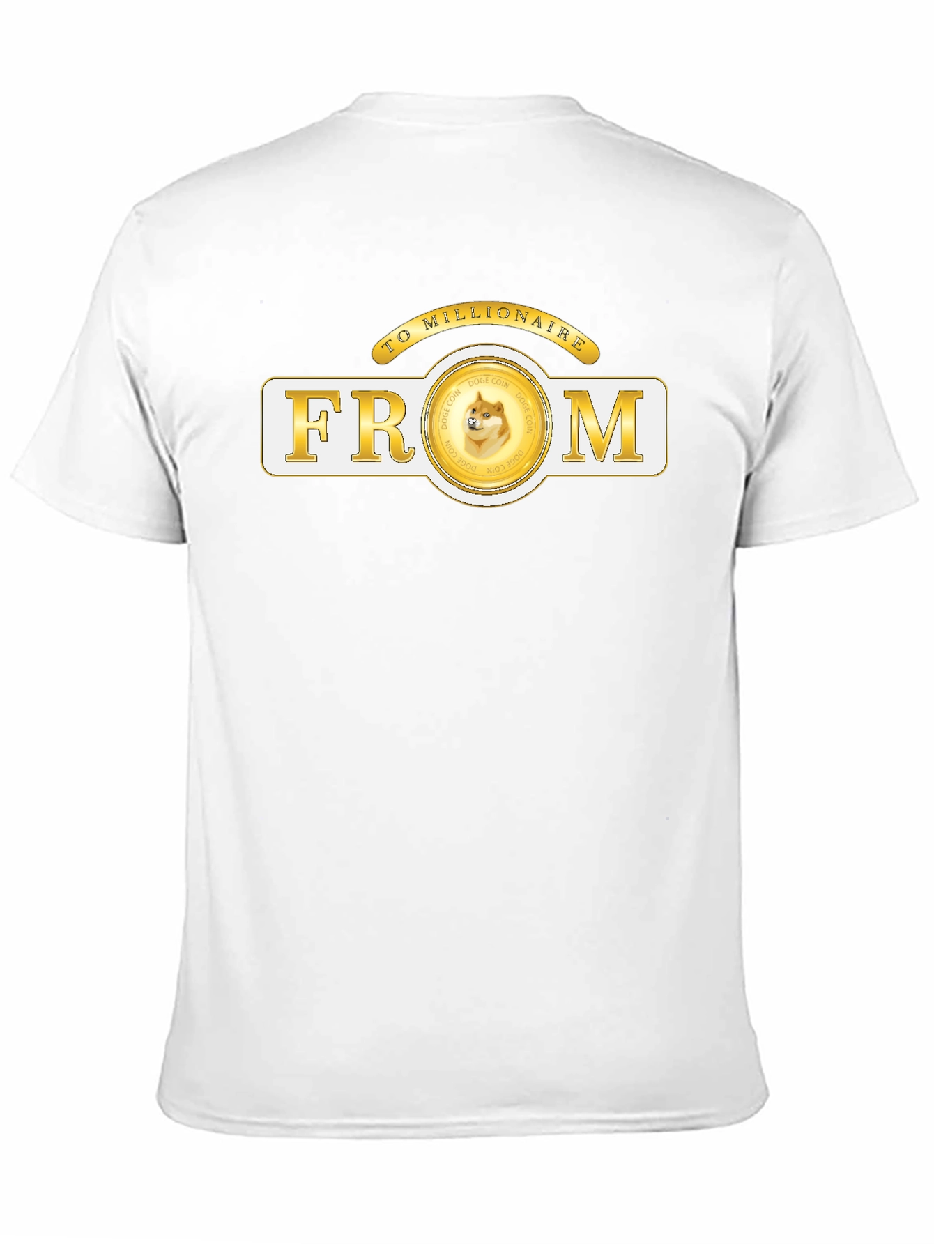 Dogecoin To Millionaire Graphic Tee - Black Crypto Shirt