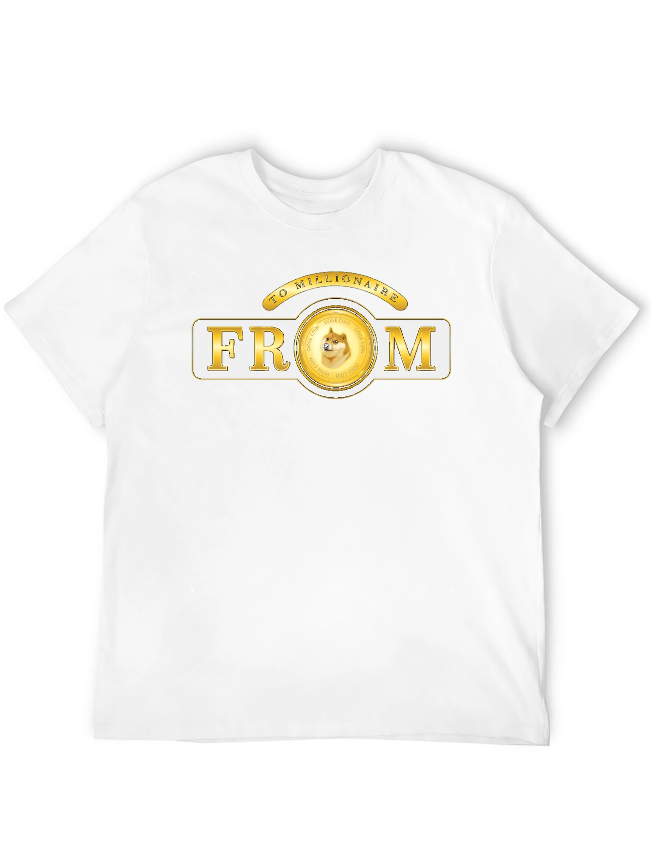 Dogecoin To Millionaire Graphic Tee - Black Crypto Shirt