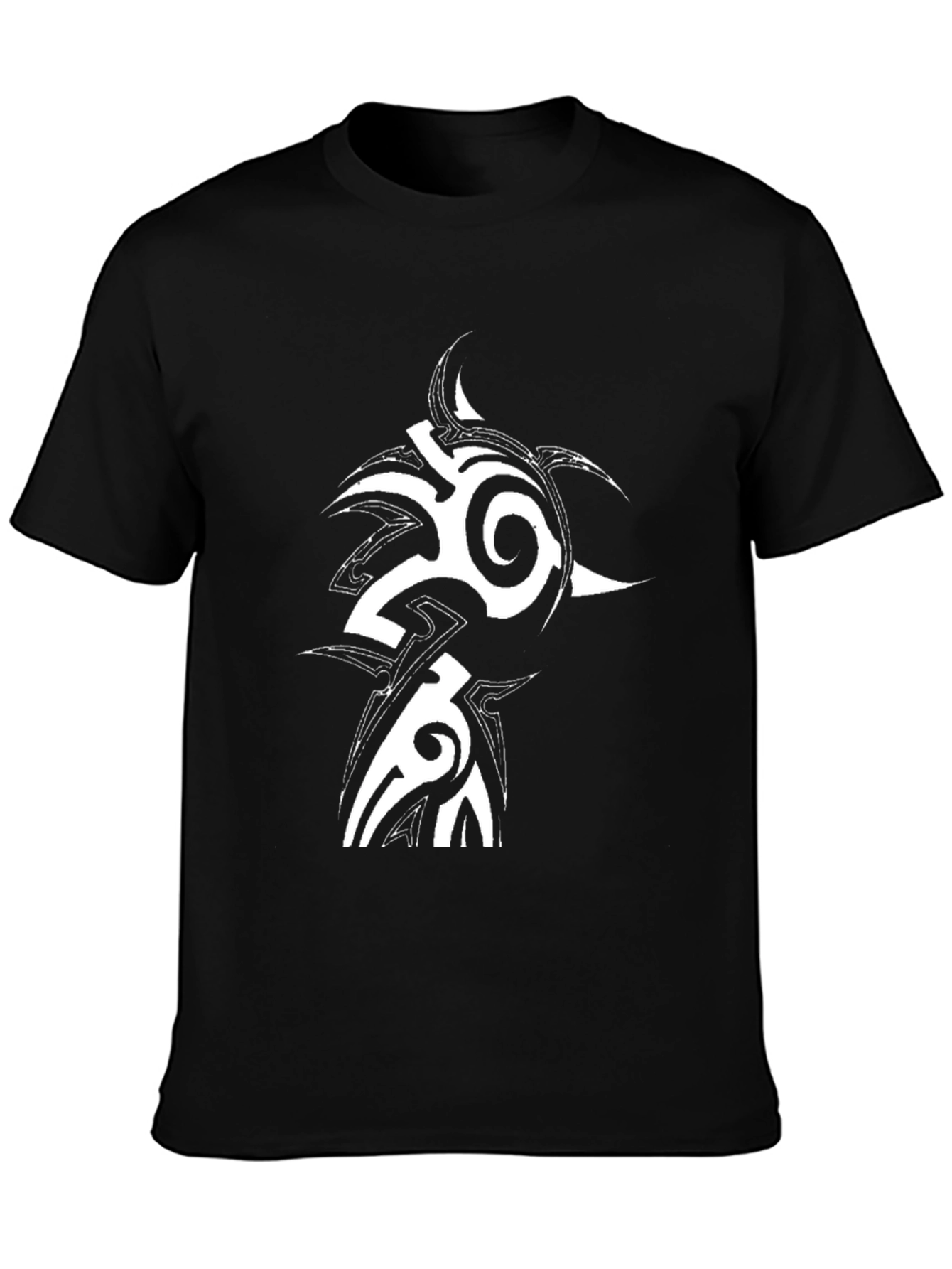 Tribal Graphic Black T-Shirt