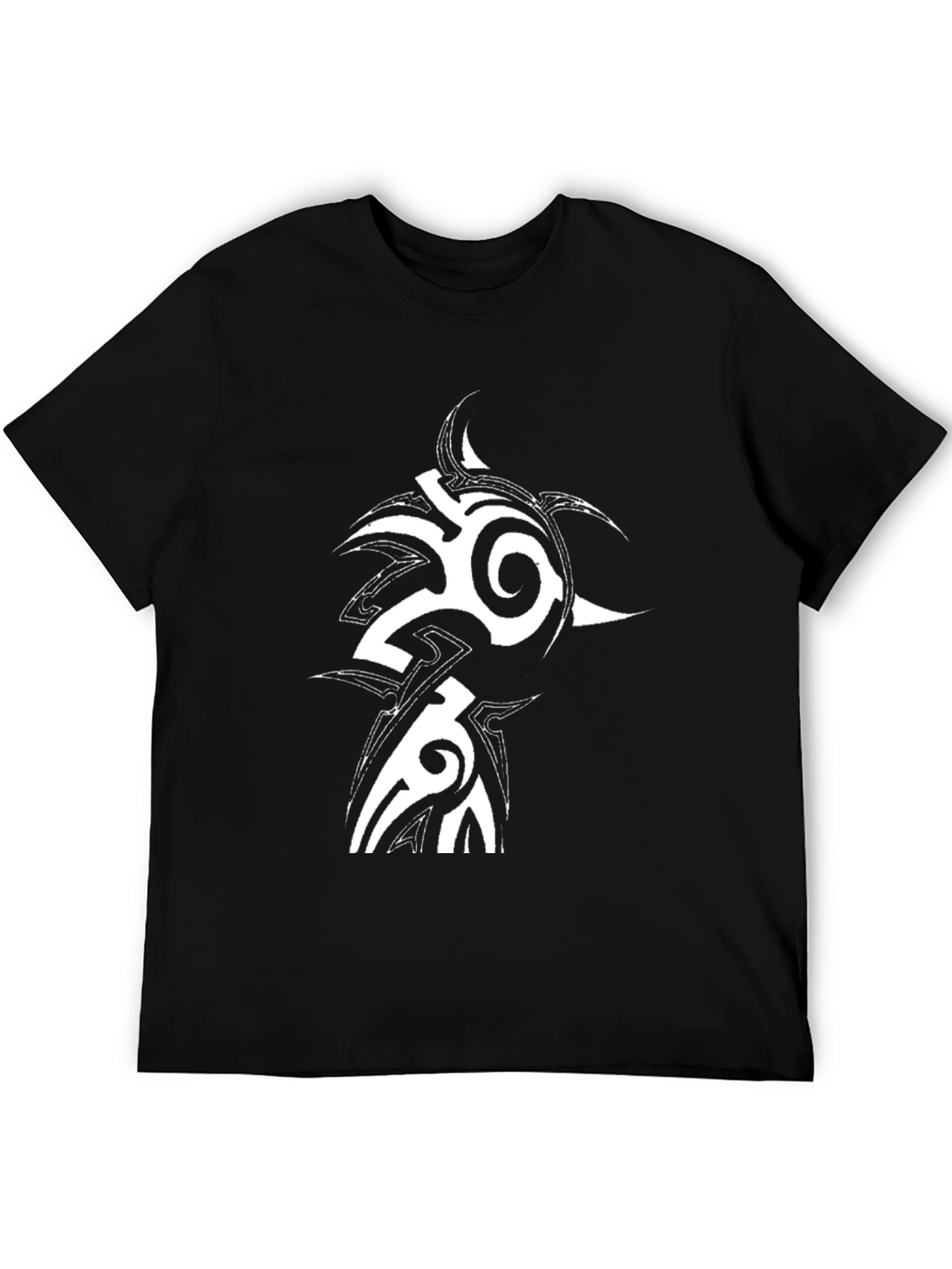 Tribal Graphic Black T-Shirt