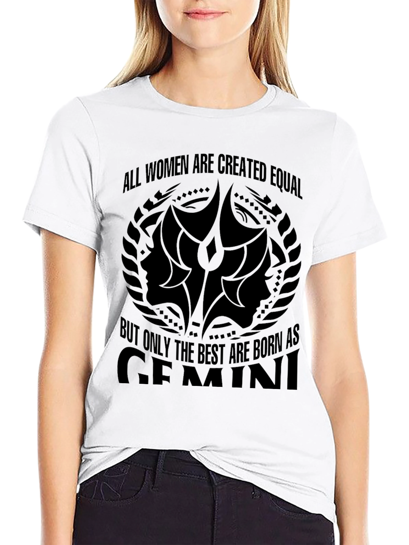 Gemini Womens Graphic T-Shirt - Zodiac Sign Tee