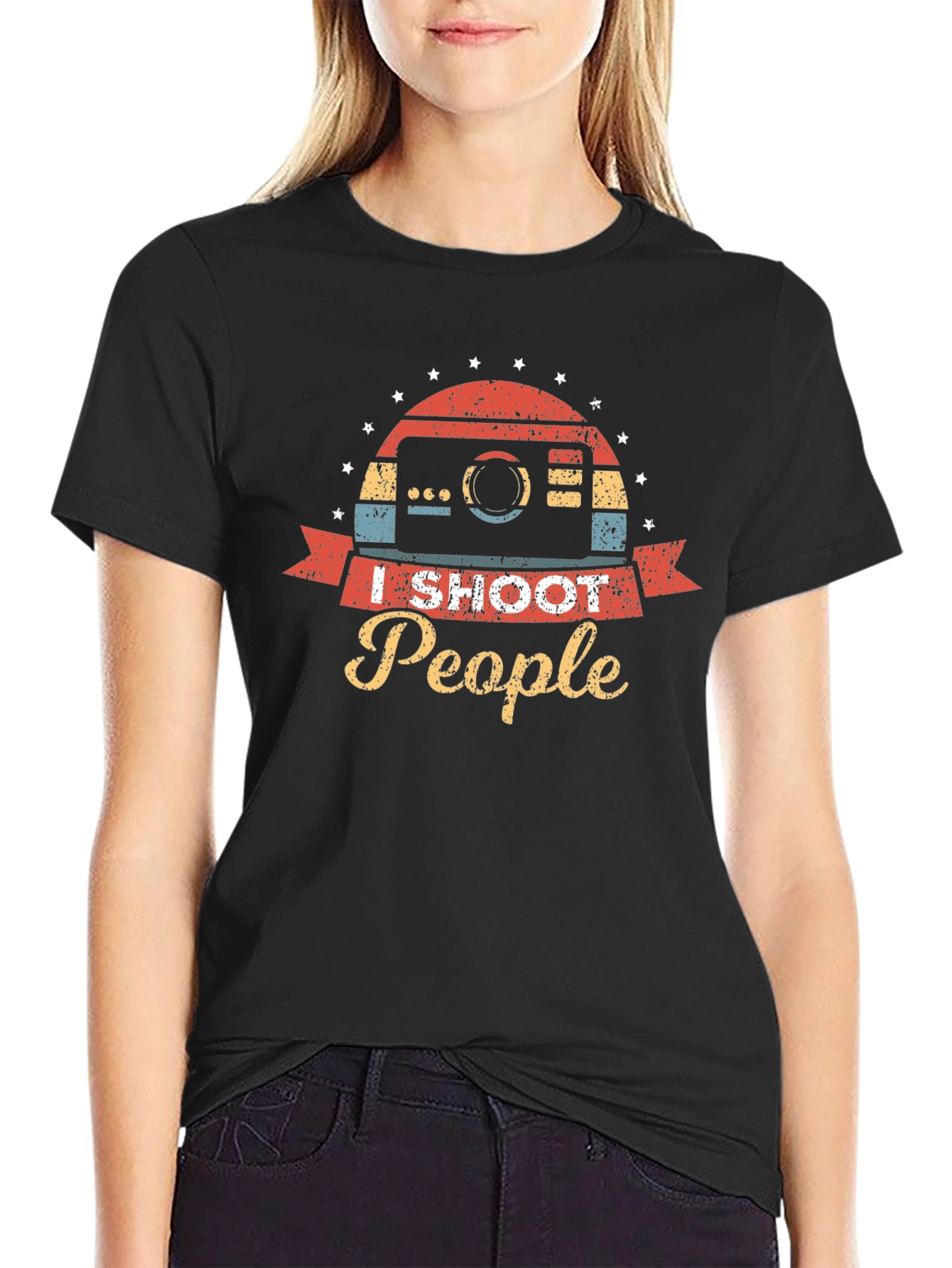 I Shoot People Camera Graphic Tee