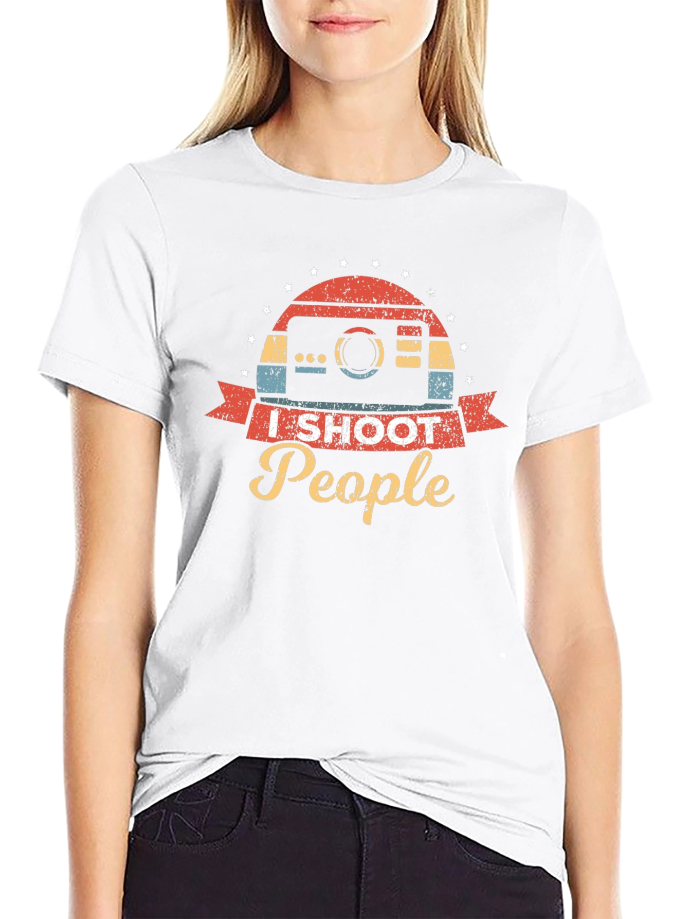 I Shoot People Camera Graphic Tee