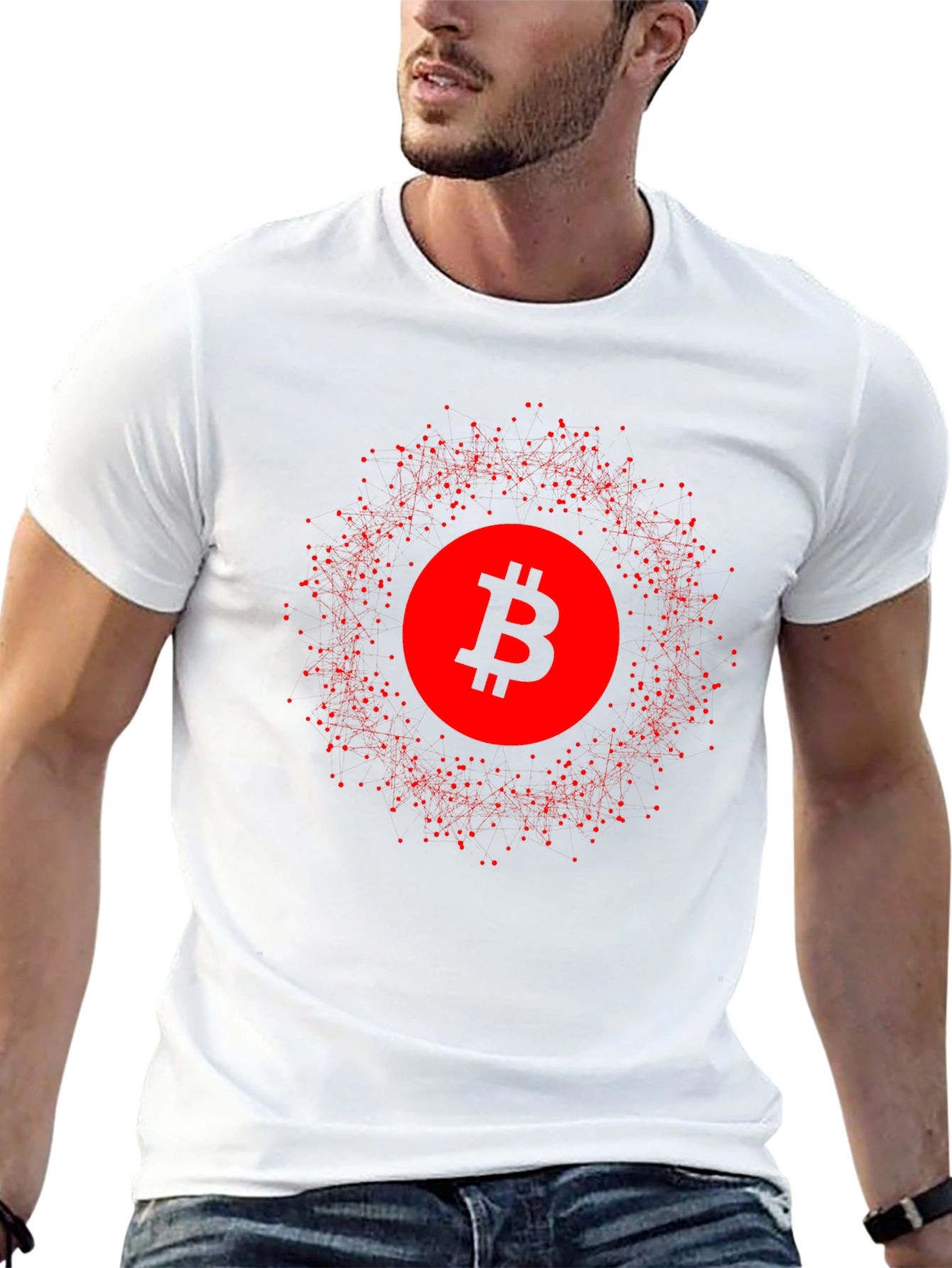 Bitcoin Crypto Graphic T-Shirt - Black
