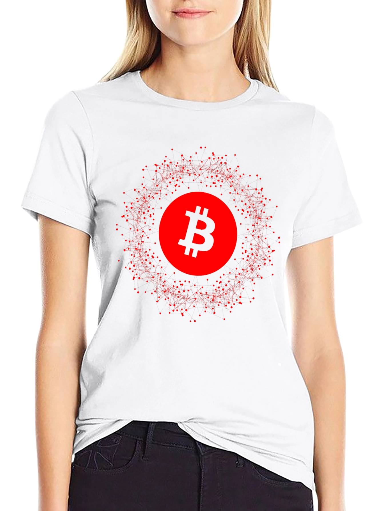 Bitcoin Crypto Graphic T-Shirt - Black