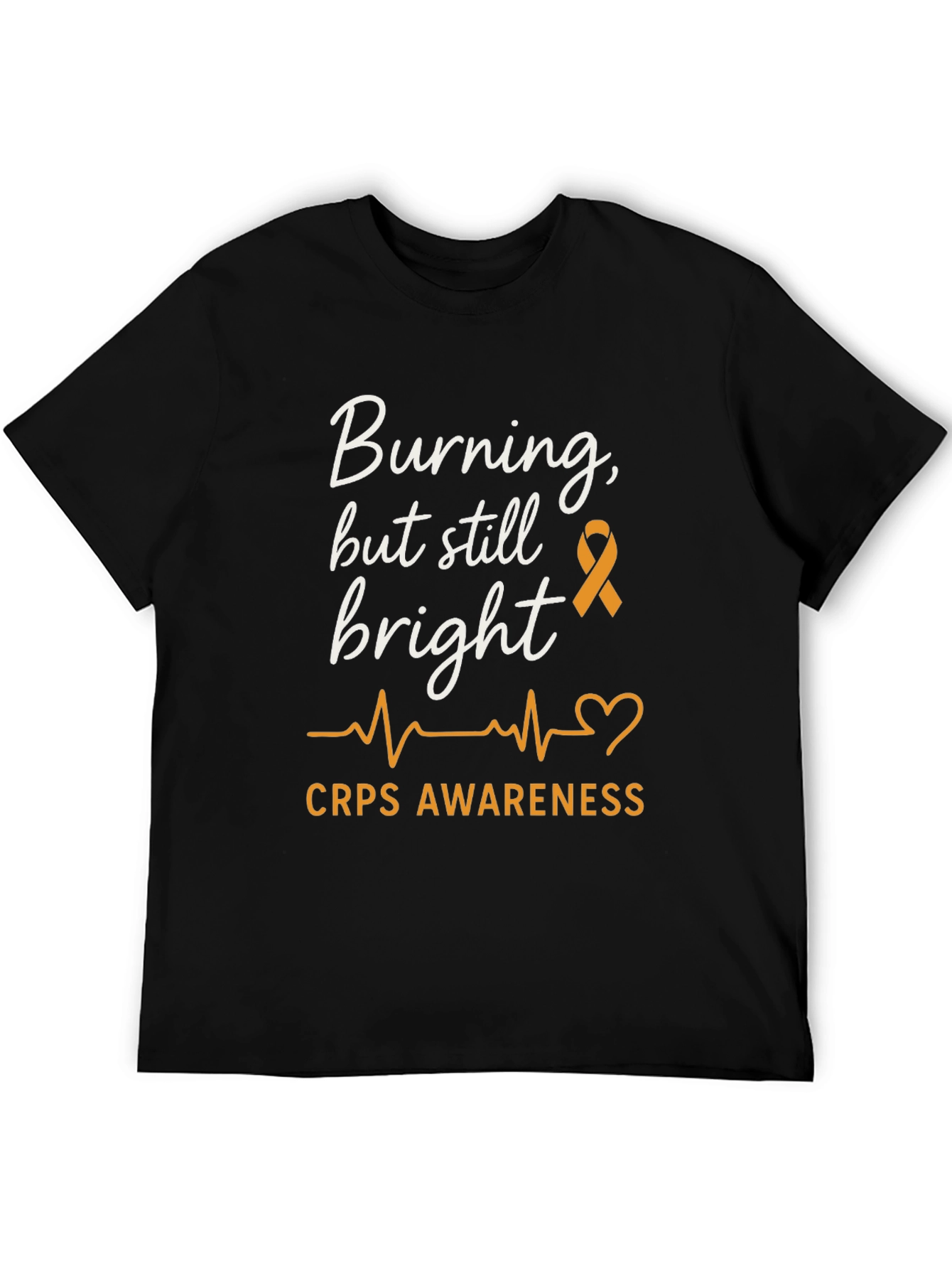 CRPS Awareness T-Shirt - Burning Bright Design