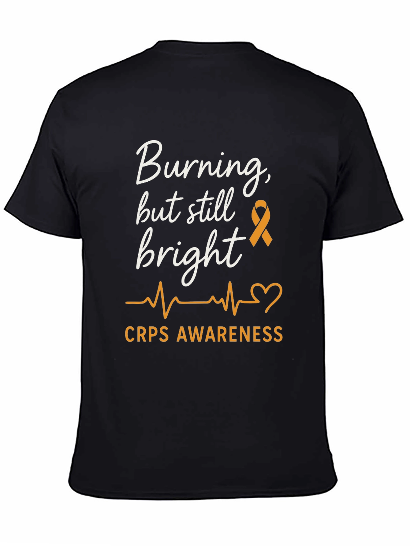 CRPS Awareness T-Shirt - Burning Bright Design