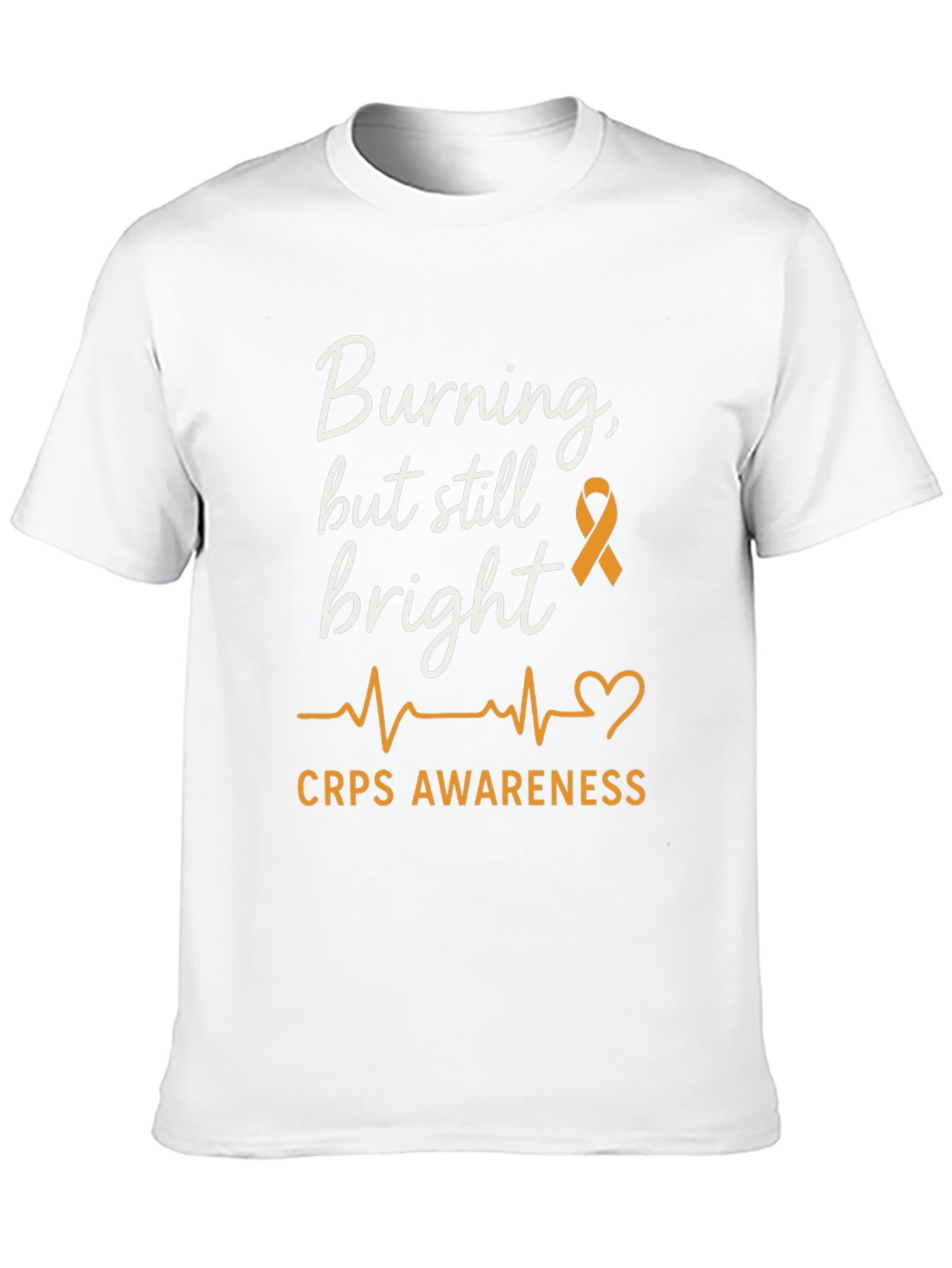 CRPS Awareness T-Shirt - Burning Bright Design
