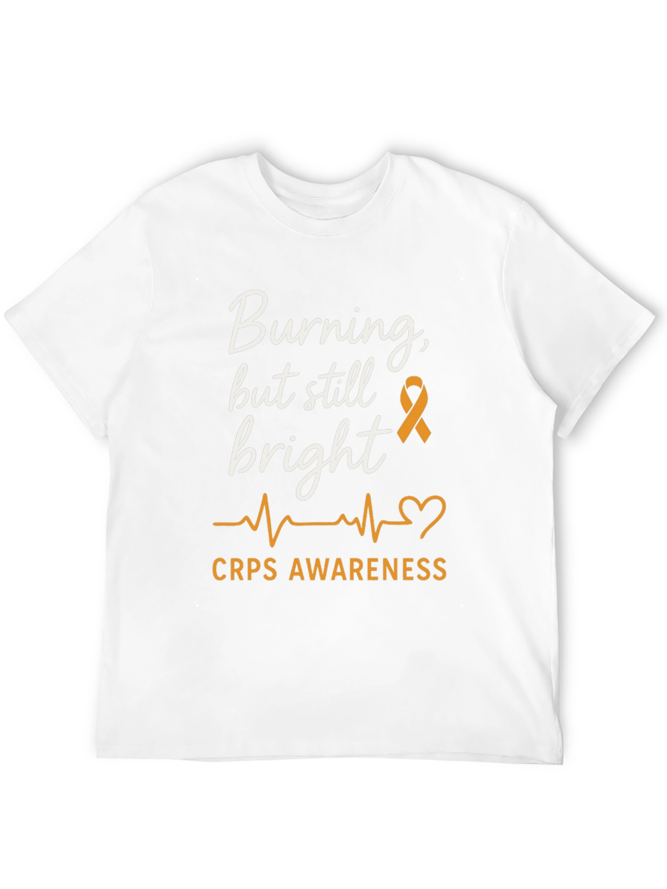 CRPS Awareness T-Shirt - Burning Bright Design