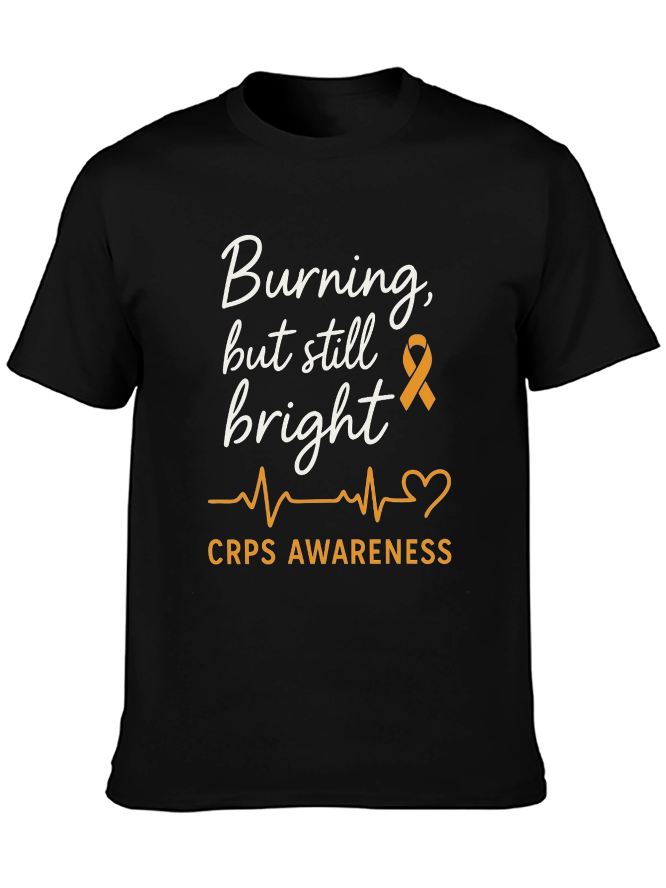 CRPS Awareness T-Shirt - Burning Bright Design