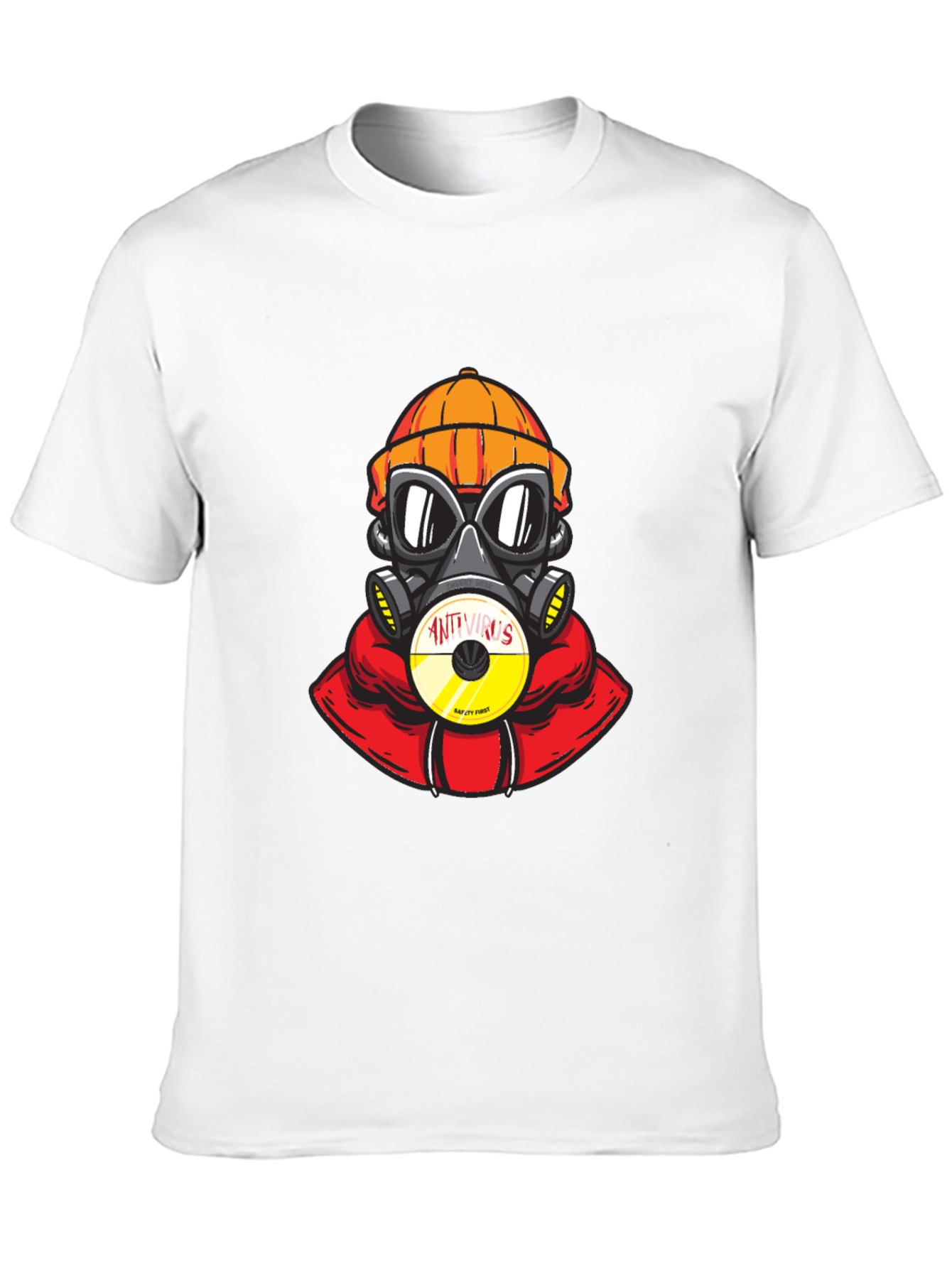 Antivirus Gas Mask Graphic Tee