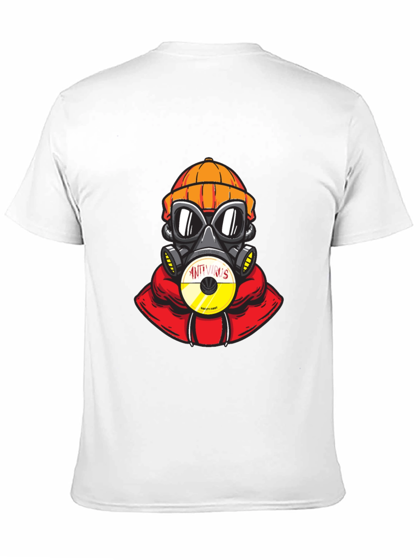 Antivirus Gas Mask Graphic Tee