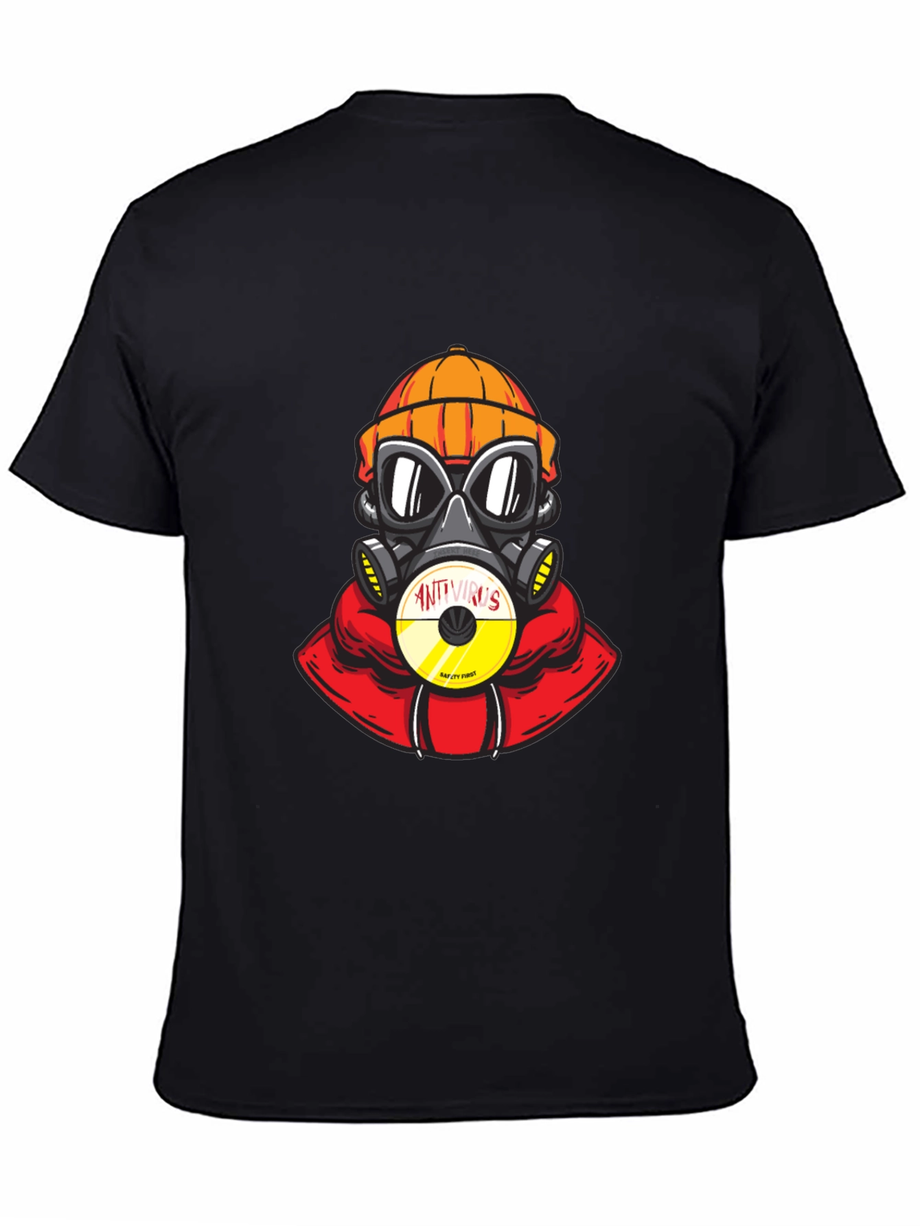 Antivirus Gas Mask Graphic Tee