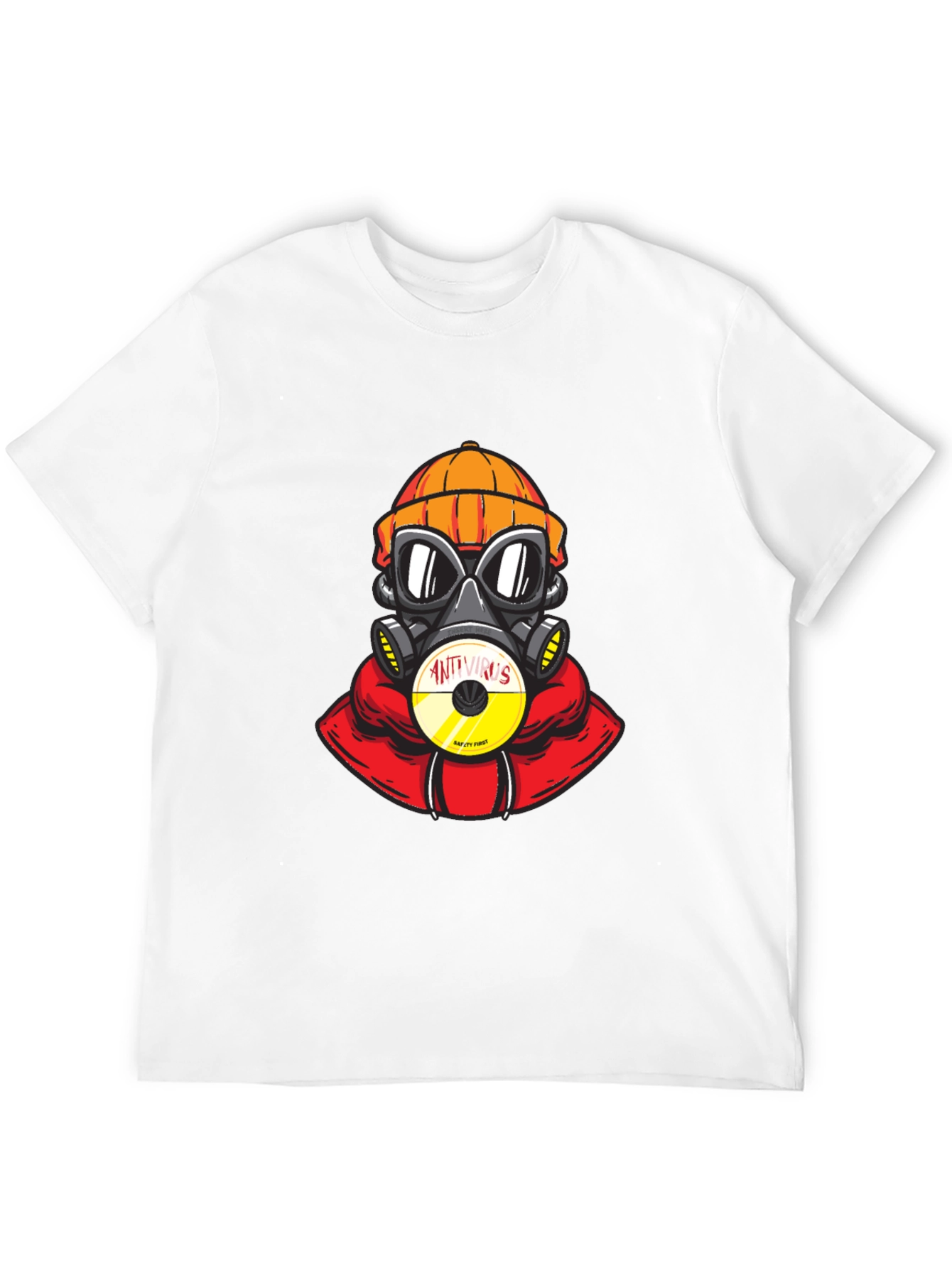 Antivirus Gas Mask Graphic Tee