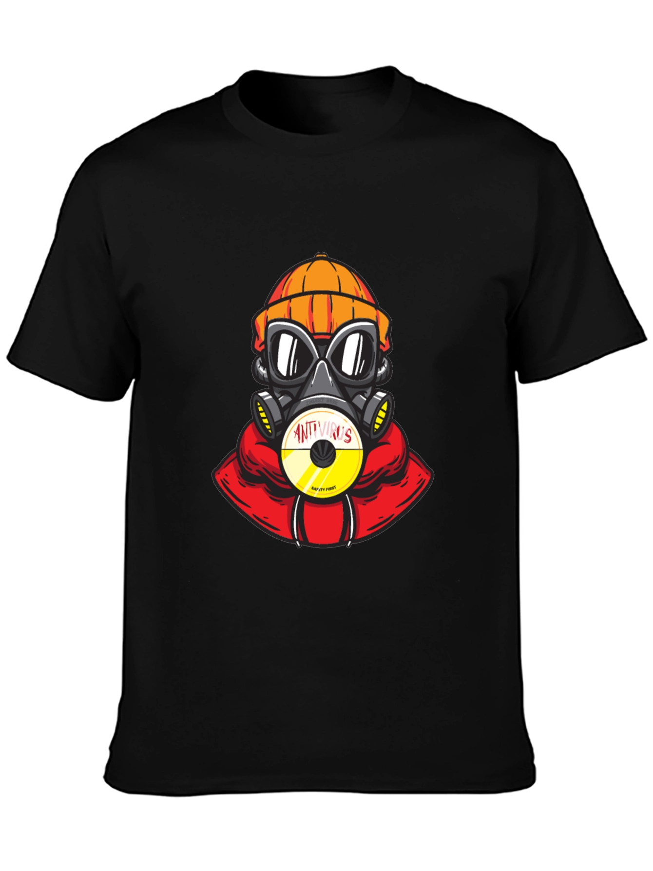 Antivirus Gas Mask Graphic Tee