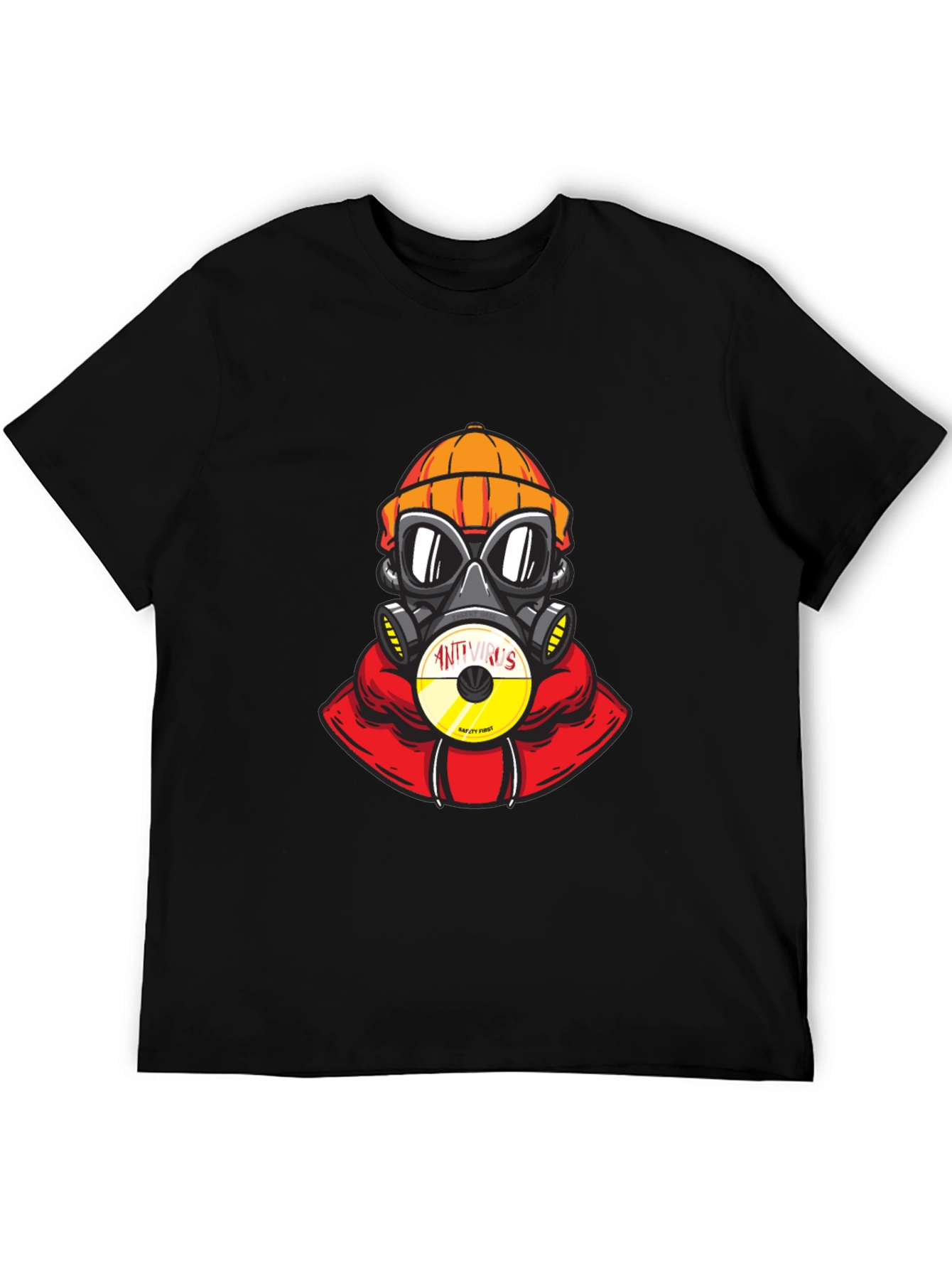 Antivirus Gas Mask Graphic Tee