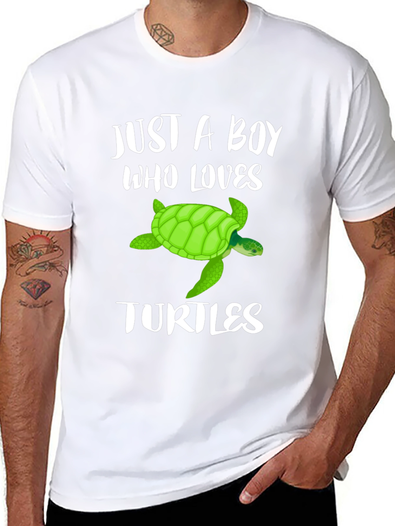 Boys Turtle Lover Graphic T-Shirt