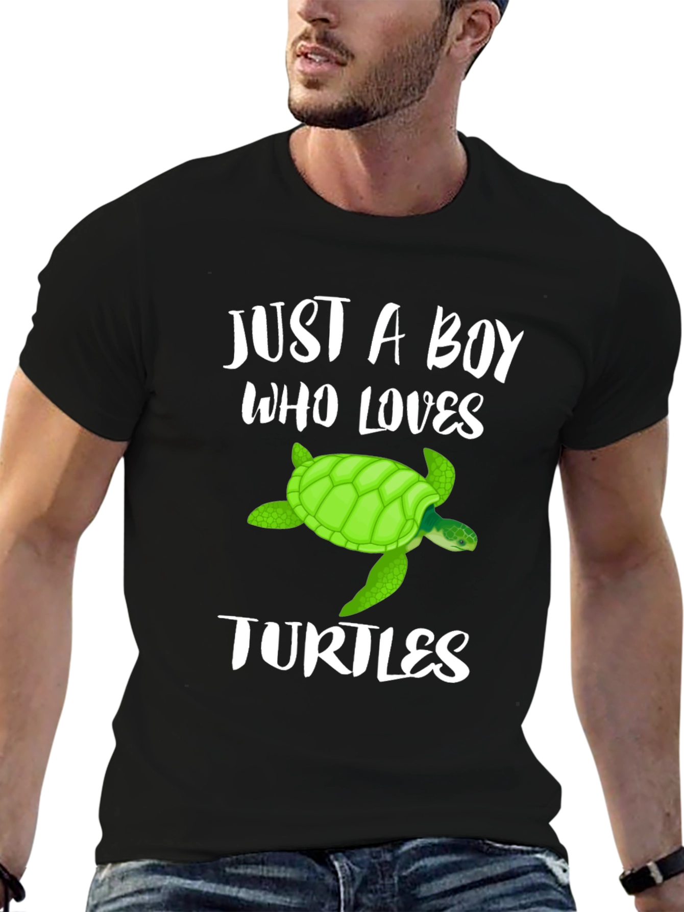 Boys Turtle Lover Graphic T-Shirt