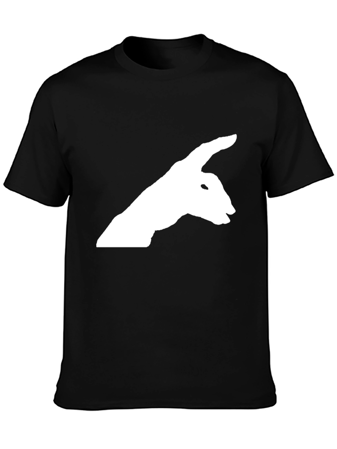 Shadow Puppet T-Shirt - Fun Hand Art Tee