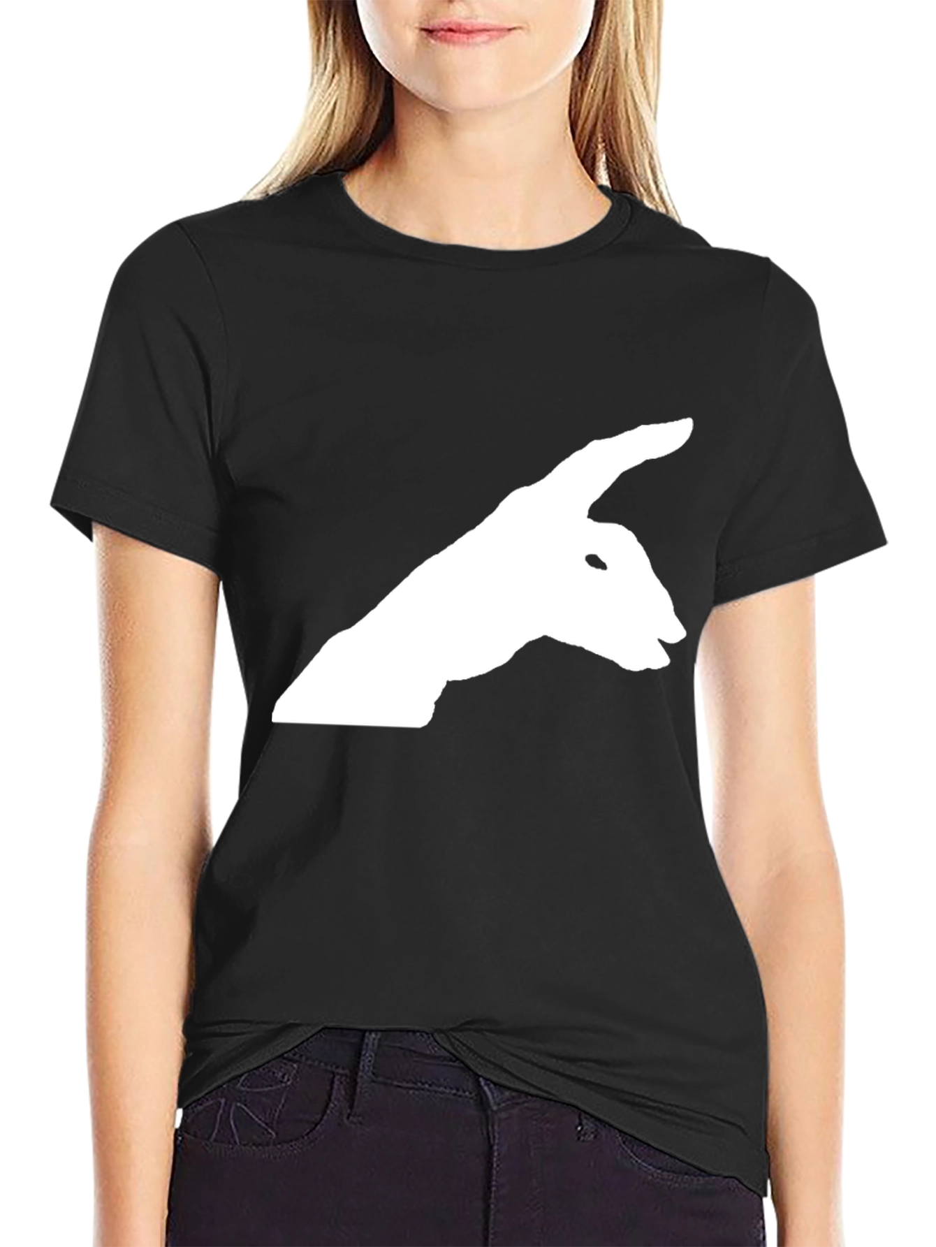 Shadow Puppet T-Shirt - Fun Hand Art Tee