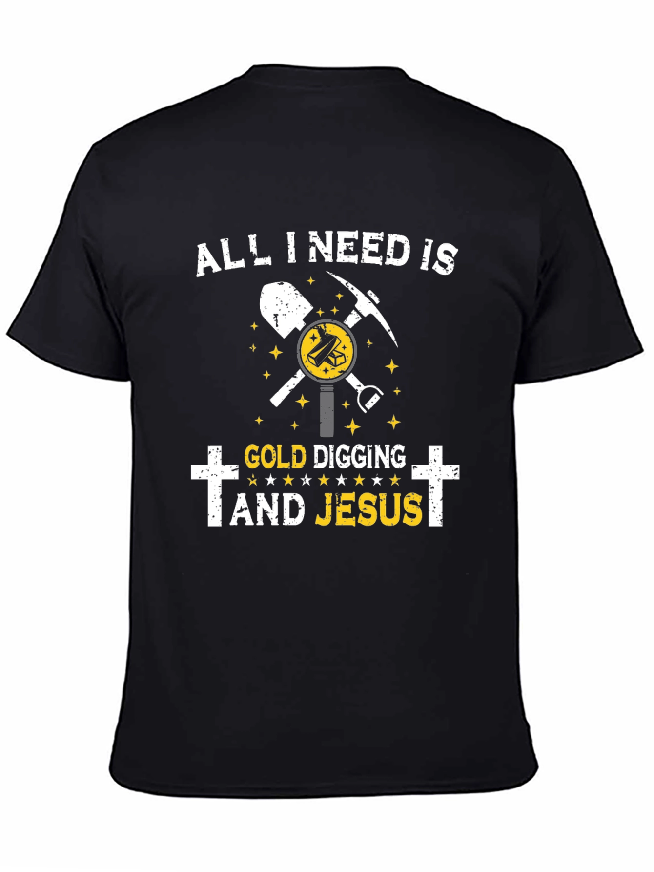 Gold Digging & Jesus T-Shirt - Faith Based Apparel