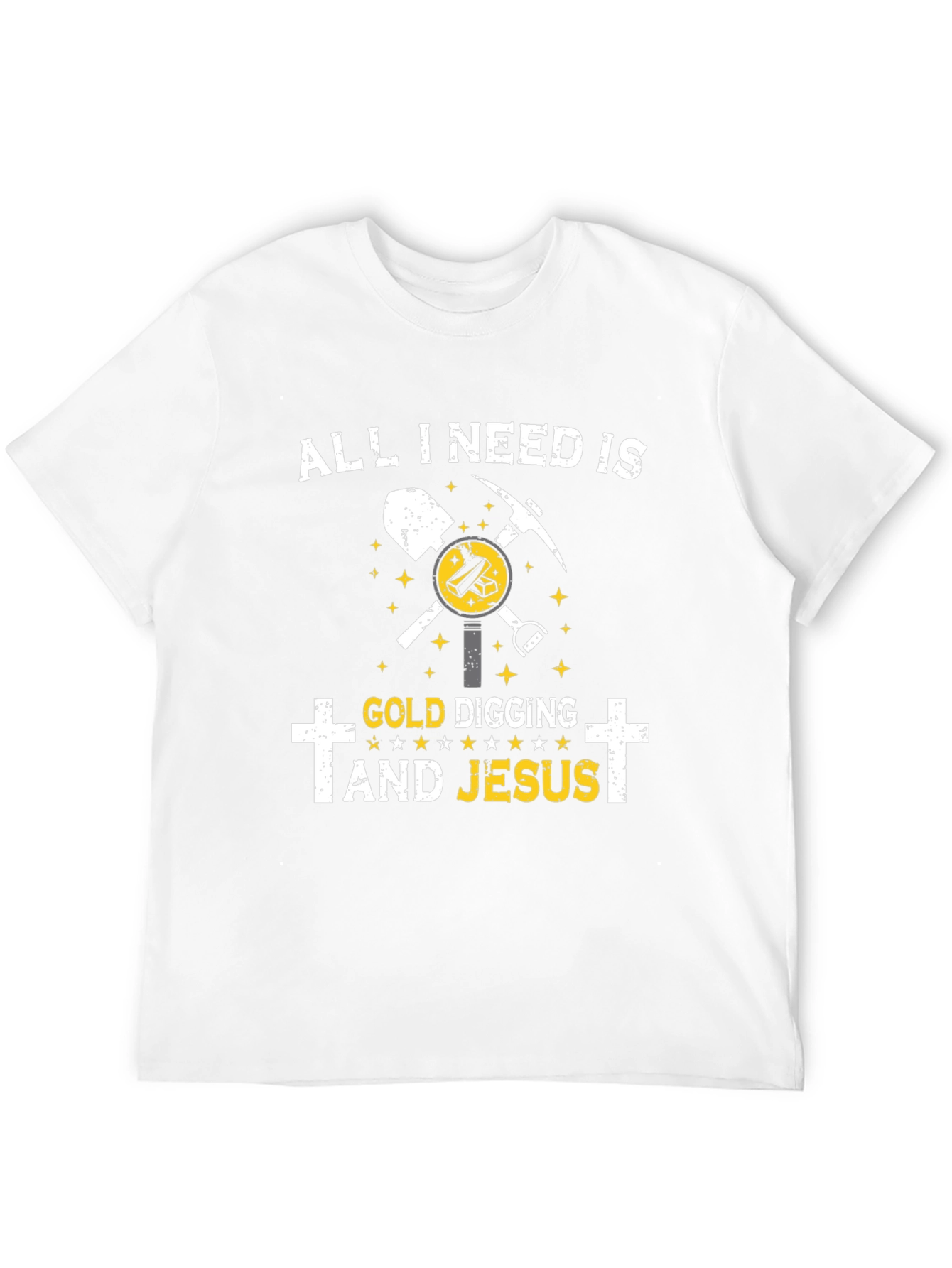 Gold Digging & Jesus T-Shirt - Faith Based Apparel