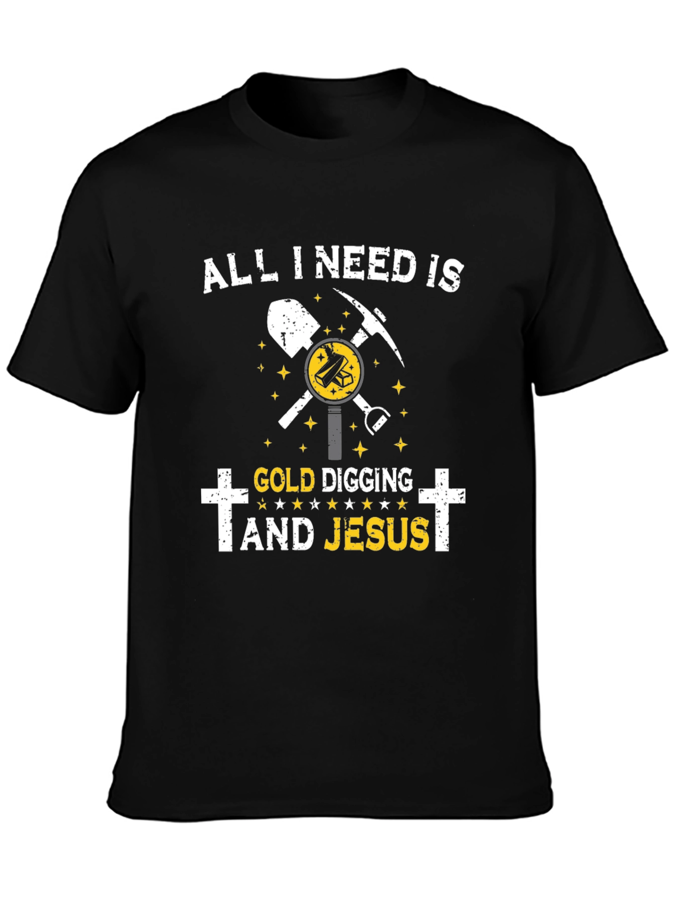 Gold Digging & Jesus T-Shirt - Faith Based Apparel