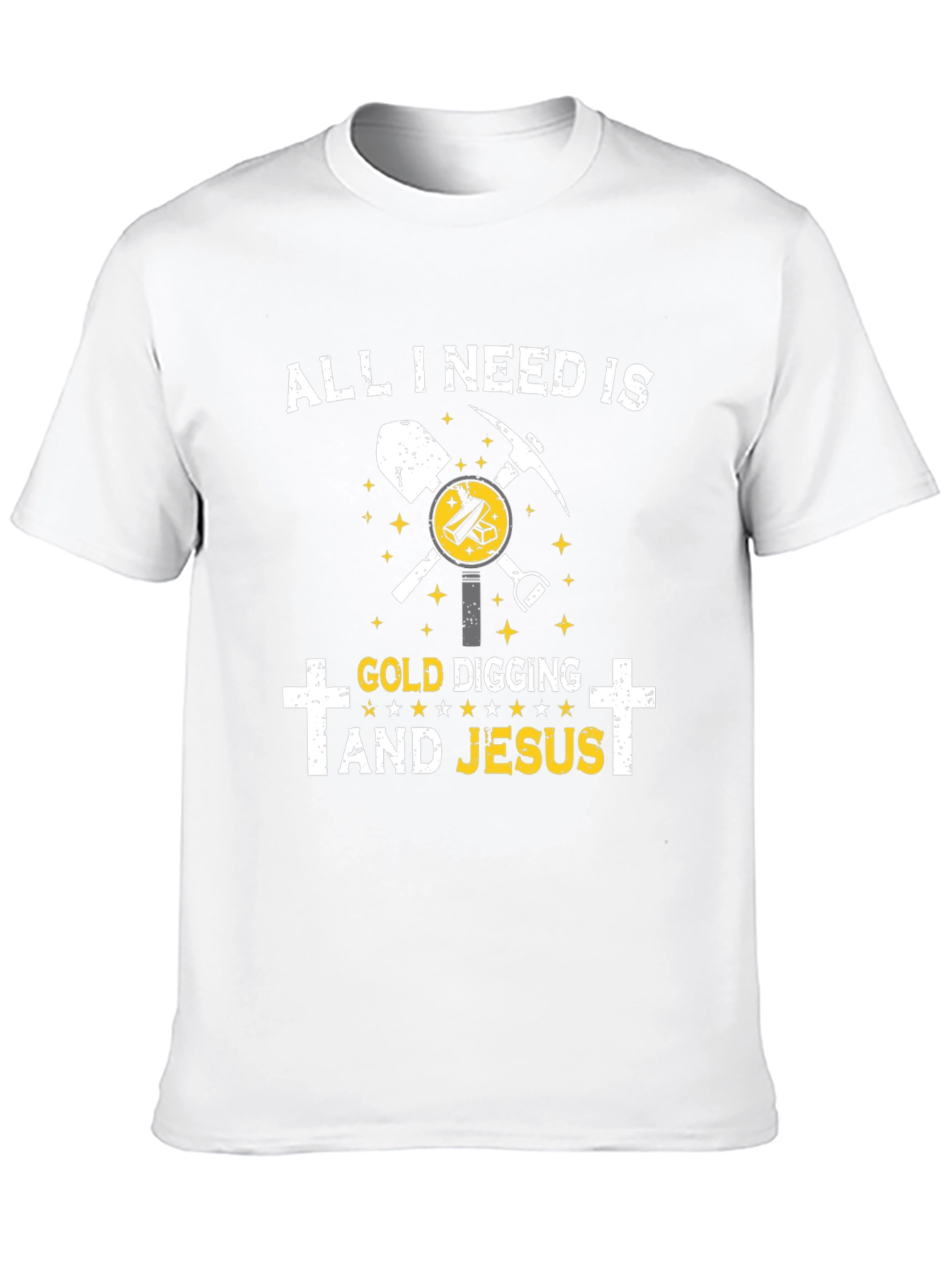 Gold Digging & Jesus T-Shirt - Faith Based Apparel