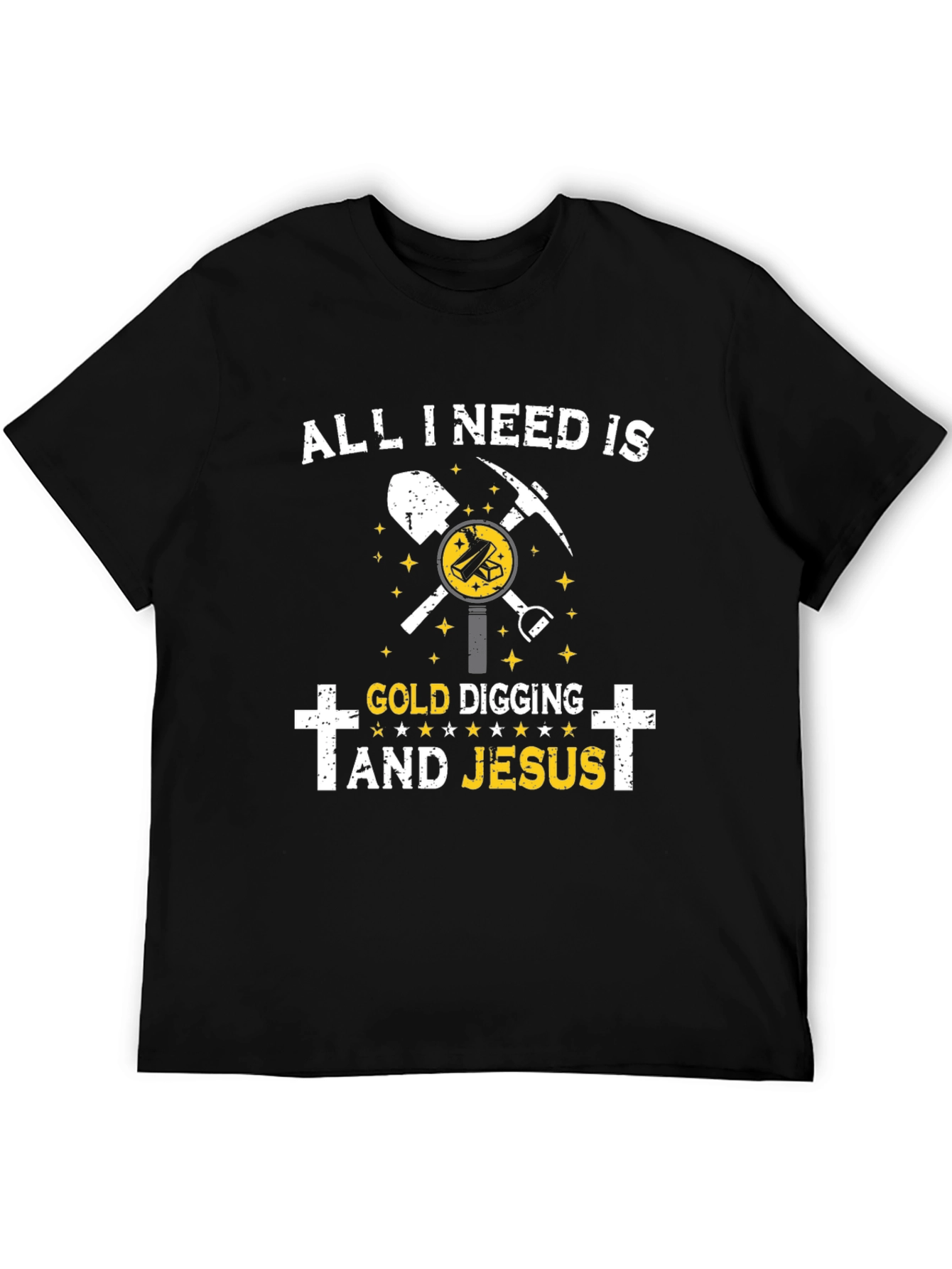 Gold Digging & Jesus T-Shirt - Faith Based Apparel