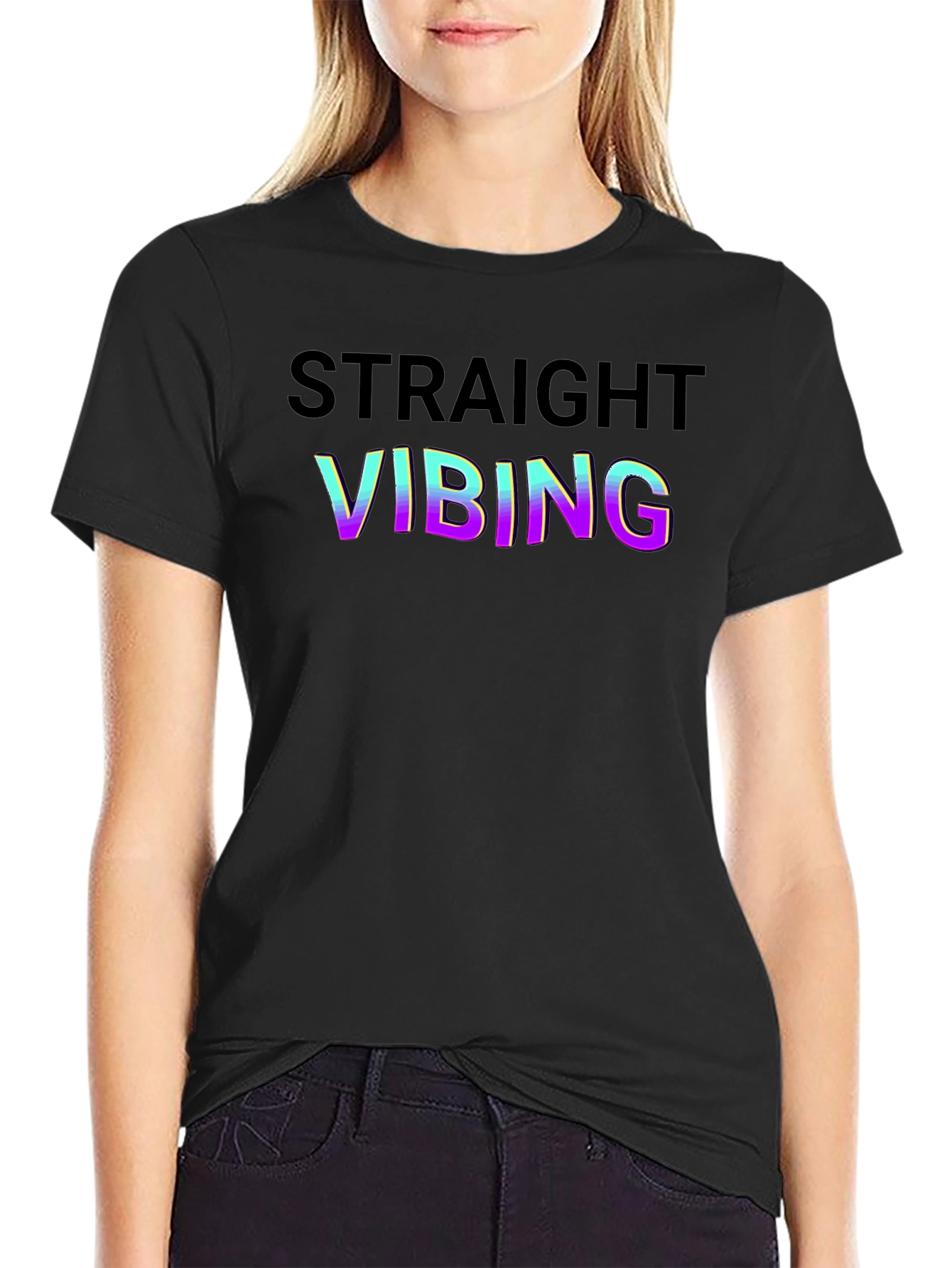Straight Vibing Graphic Tee