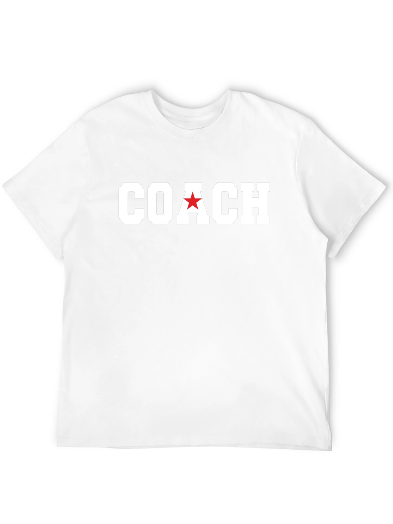 Coach T-Shirt with Red Star