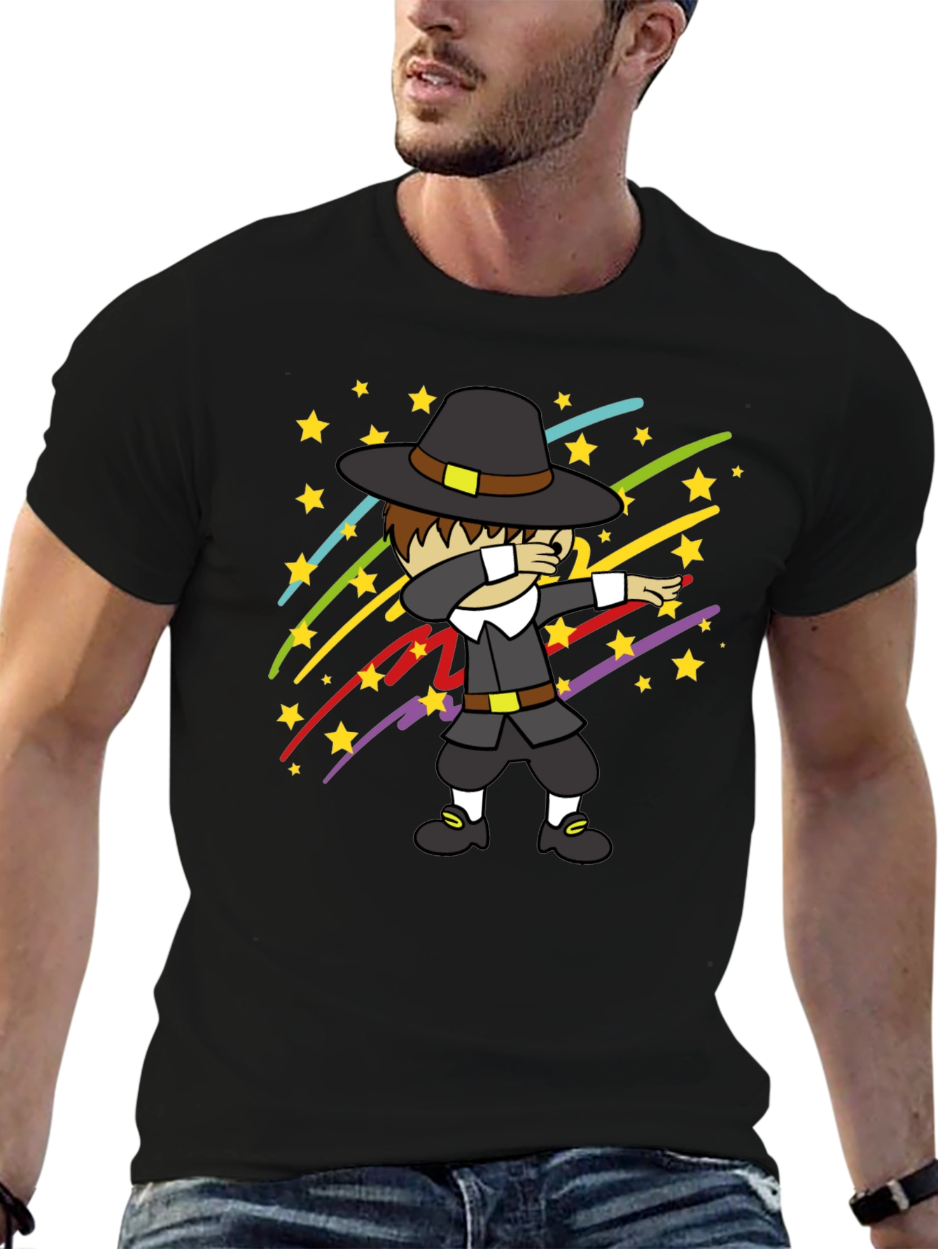 Dabbing Pilgrim T-Shirt